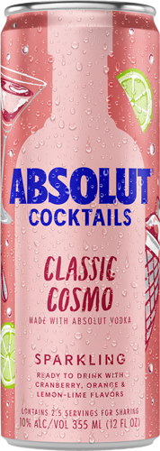 Vodka Ready to Drink Cosmopolitian Cocktail