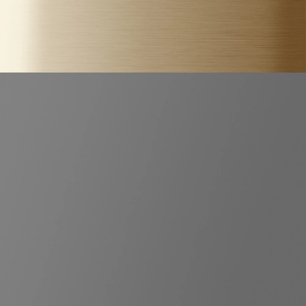 Dark Gray with Satin Bronze Trim