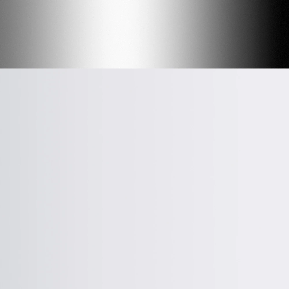 White with Polished Chrome Trim