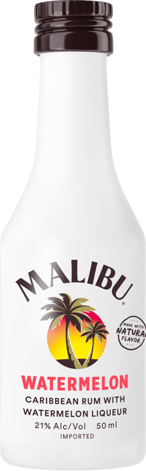 White Rum with Watermelon Liqueur