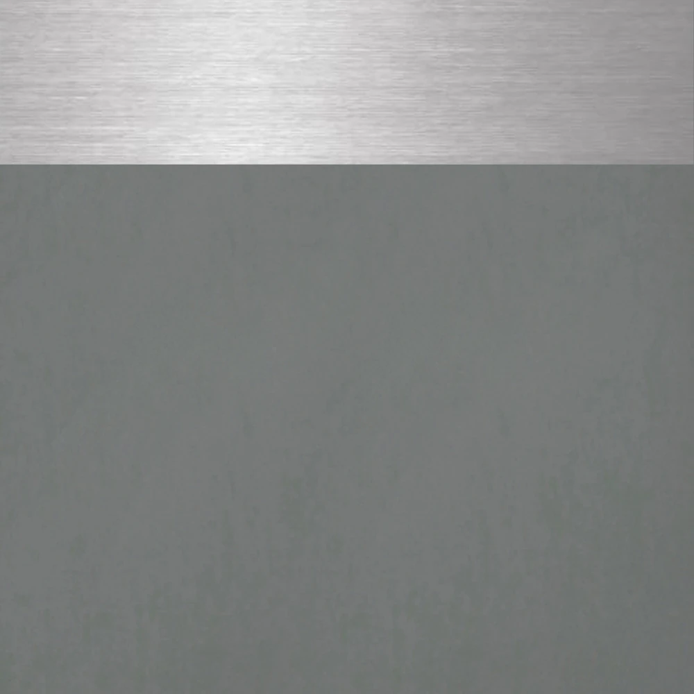 Dark Gray with Brushed Chrome Trim