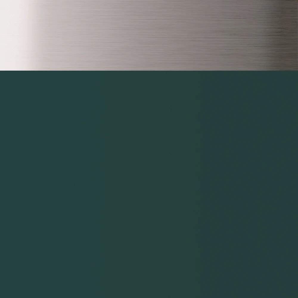 Green with Brushed Nickel Trim