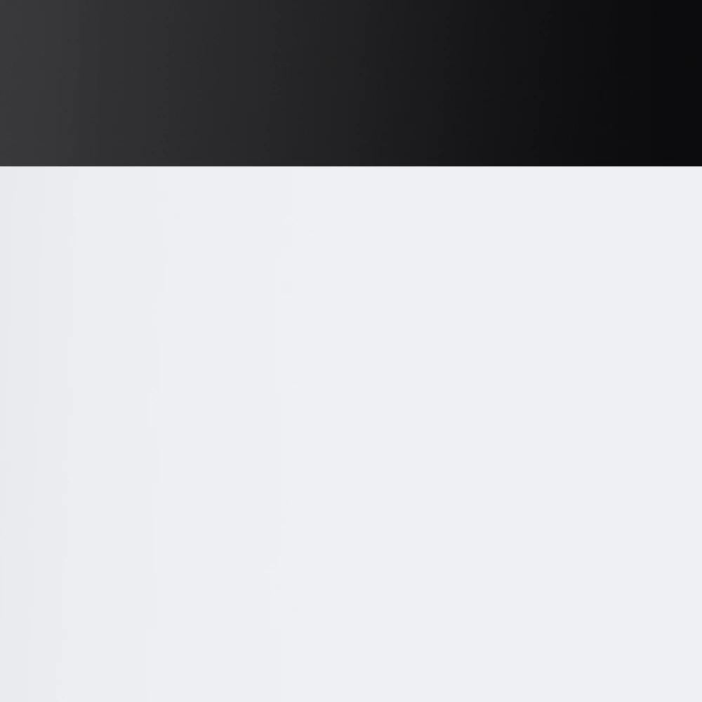 White with Matte Black Trim