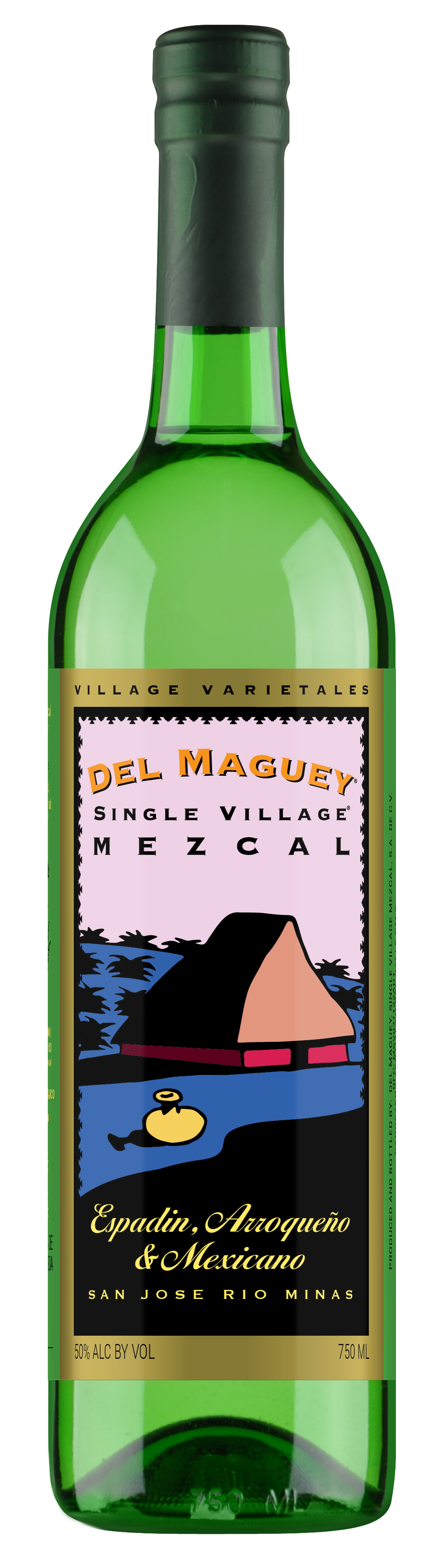 Espadin Arrequeno and Mexicano San Jose Rio Minas Mezcal Single Village