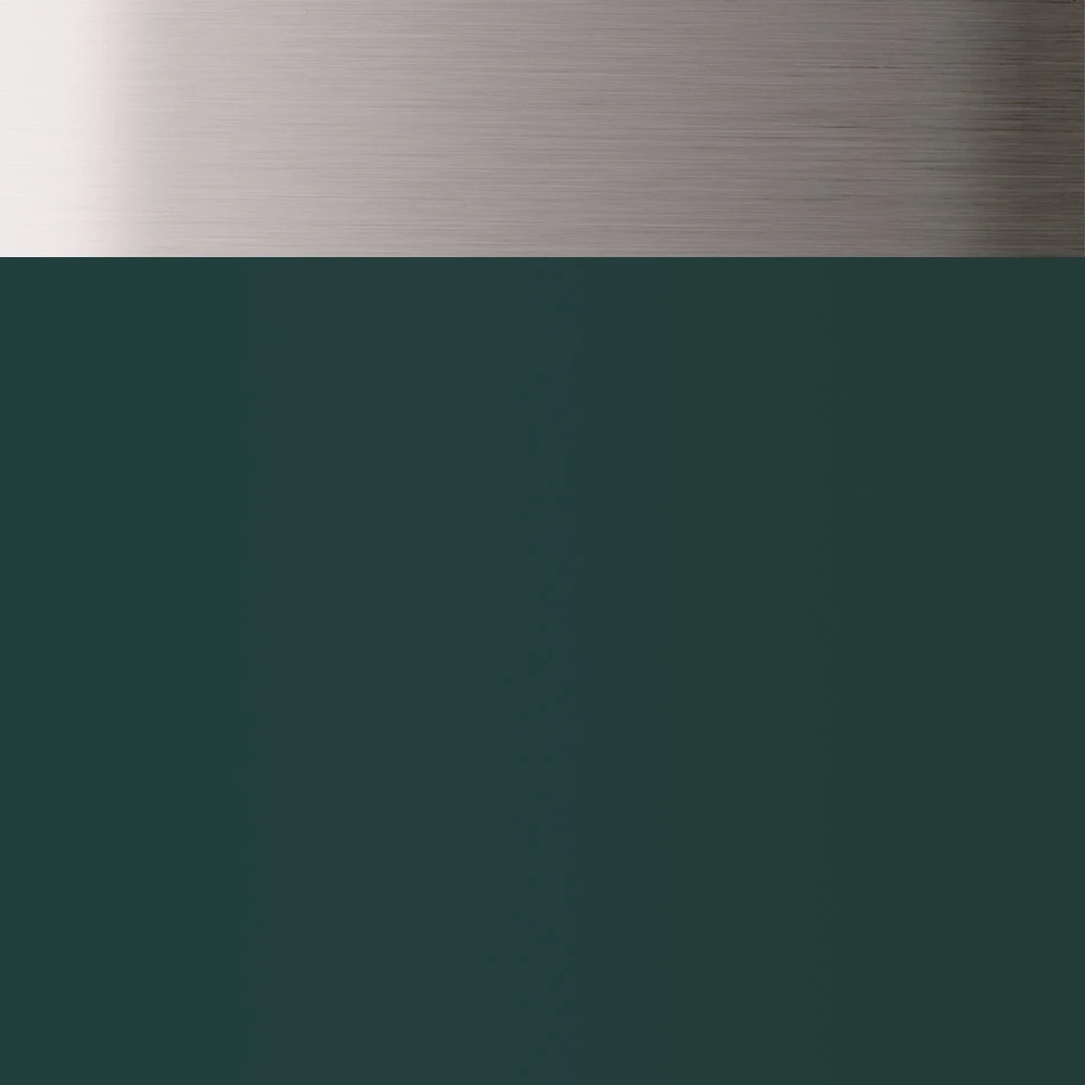 Green with Brushed Nickel Trim