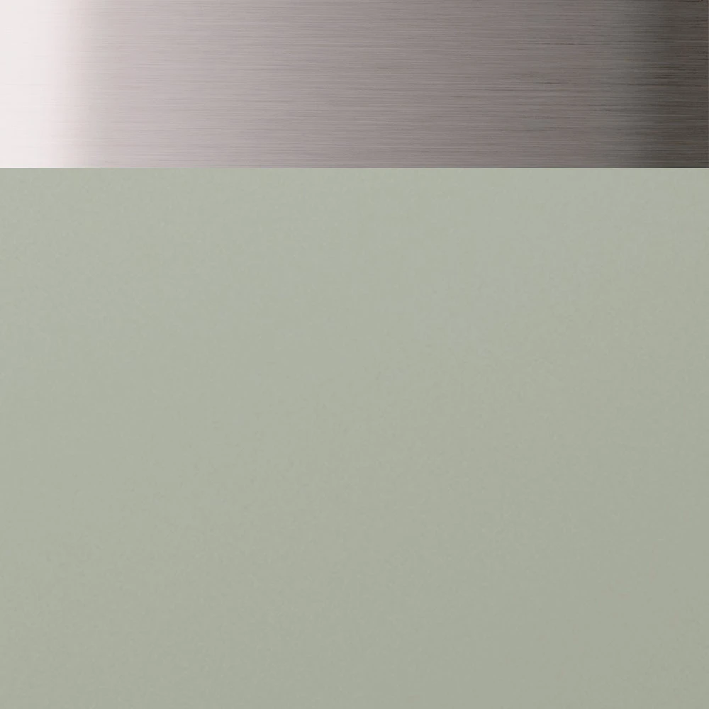 Light Green with Brushed Nickel Trim