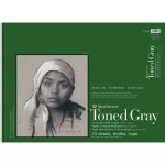 Strathmore 400 Series Sketch Paper Pad, Recycled, Toned Gray, Side Wire Binding, 24 Sheet, 18x24 inch