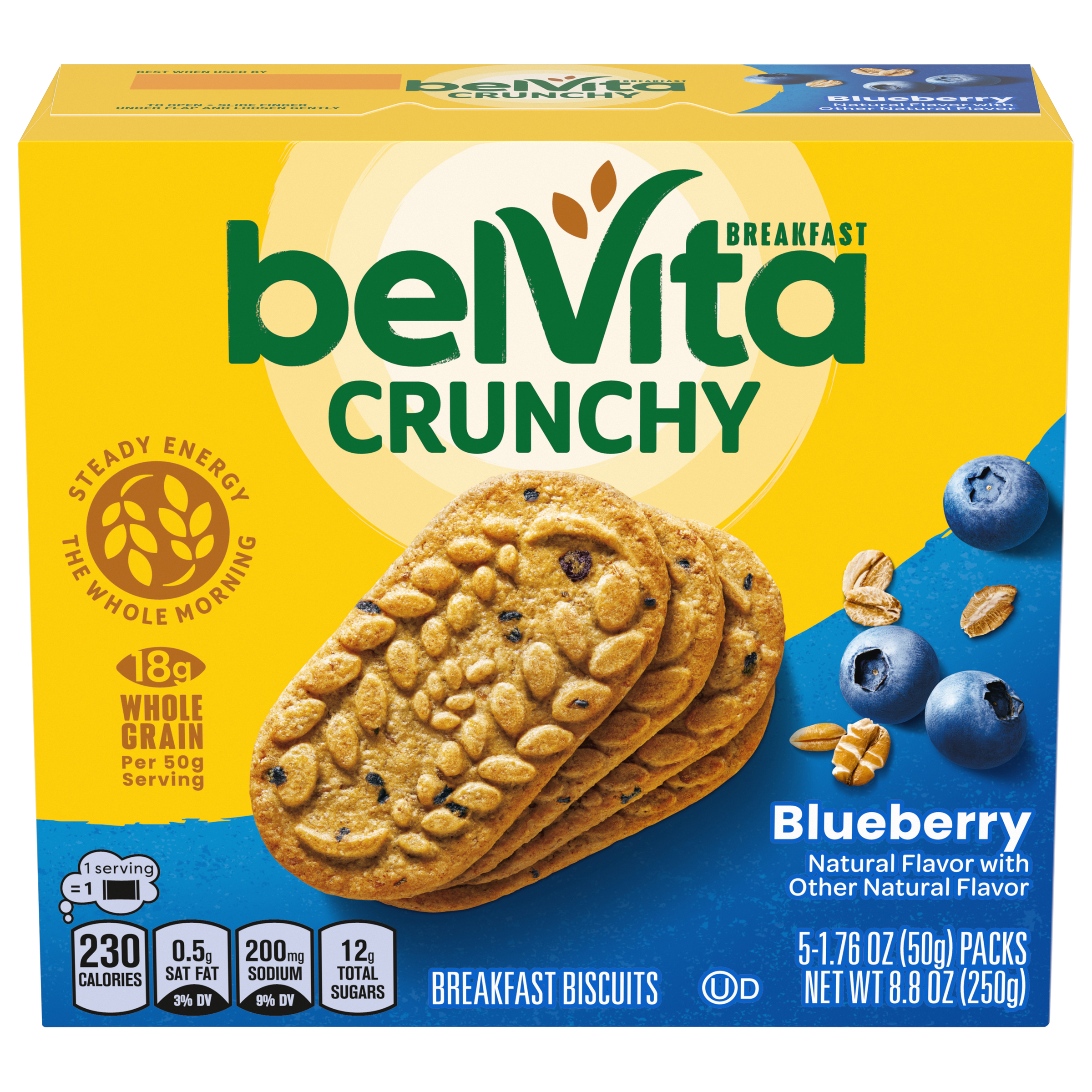 BELVITA Crunchy Blueberry Breakfast Biscuits 8.8 OZ