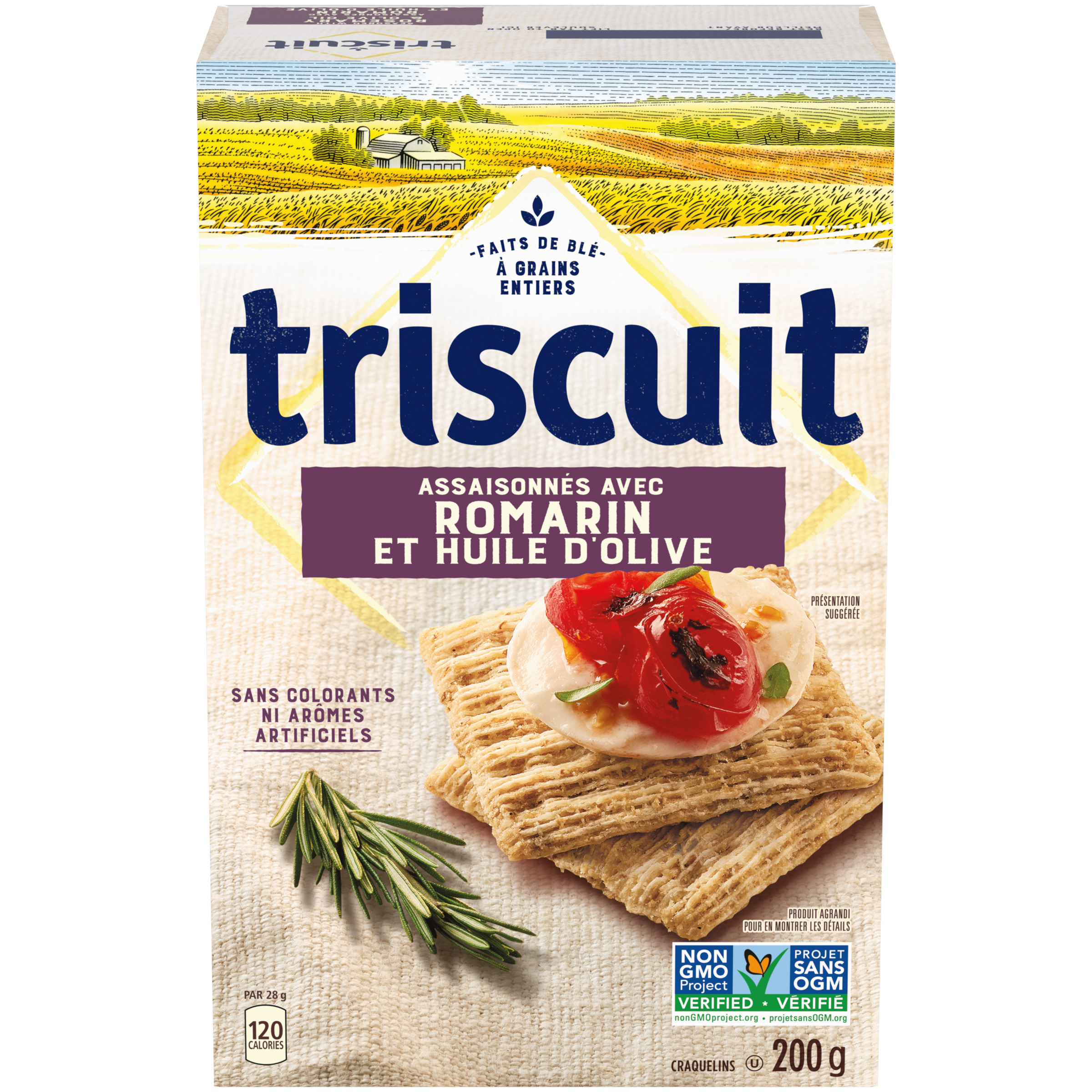 TRISCUIT Romarin et Huile d'olive Craquelins 200g