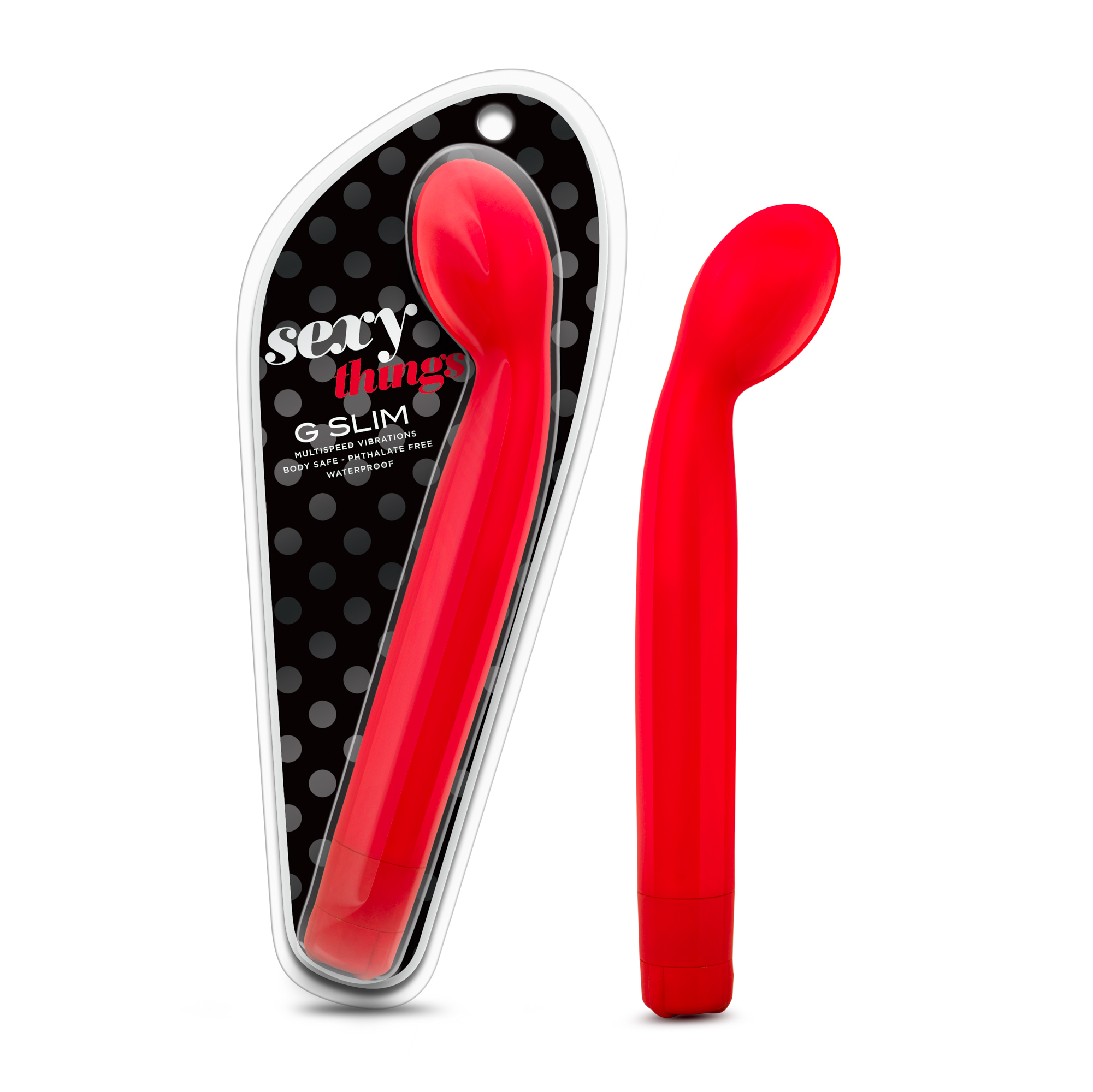 Blush Sexy Things G Slim G-Spot Scarlet Red 8.5-Inch Vibrator