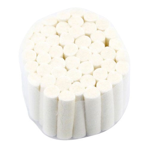 Cotton Rolls, 1-1/2" x 3/8", - 2000/Box
