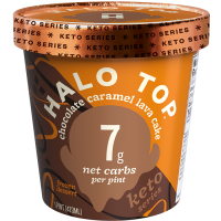 Keto Chocolate Caramel Lava Cake Frozen Dessert, 16 fl oz Pint