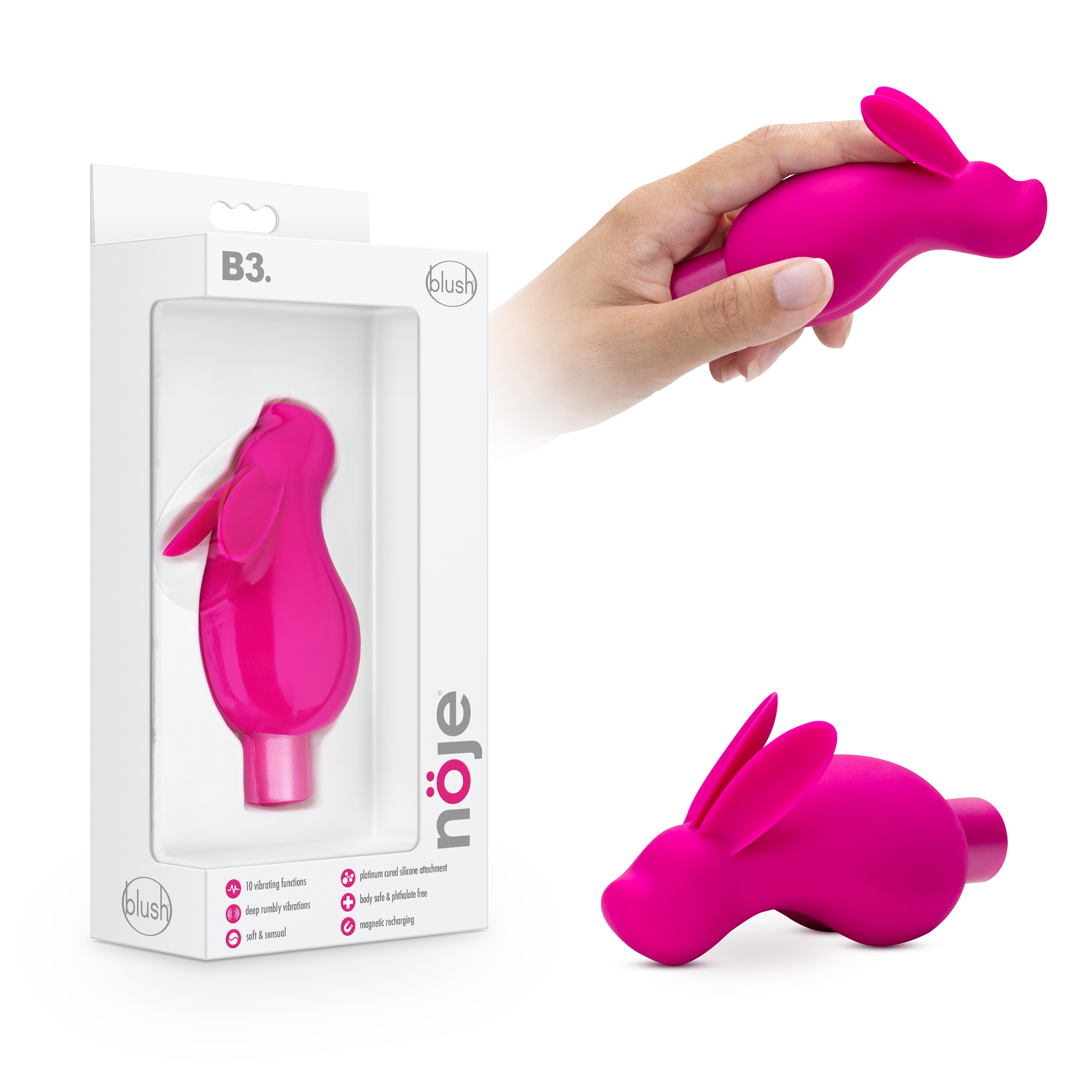 Blush Noje B3 Lily 4.75-Inch Vibrating Rechargeable Bullet