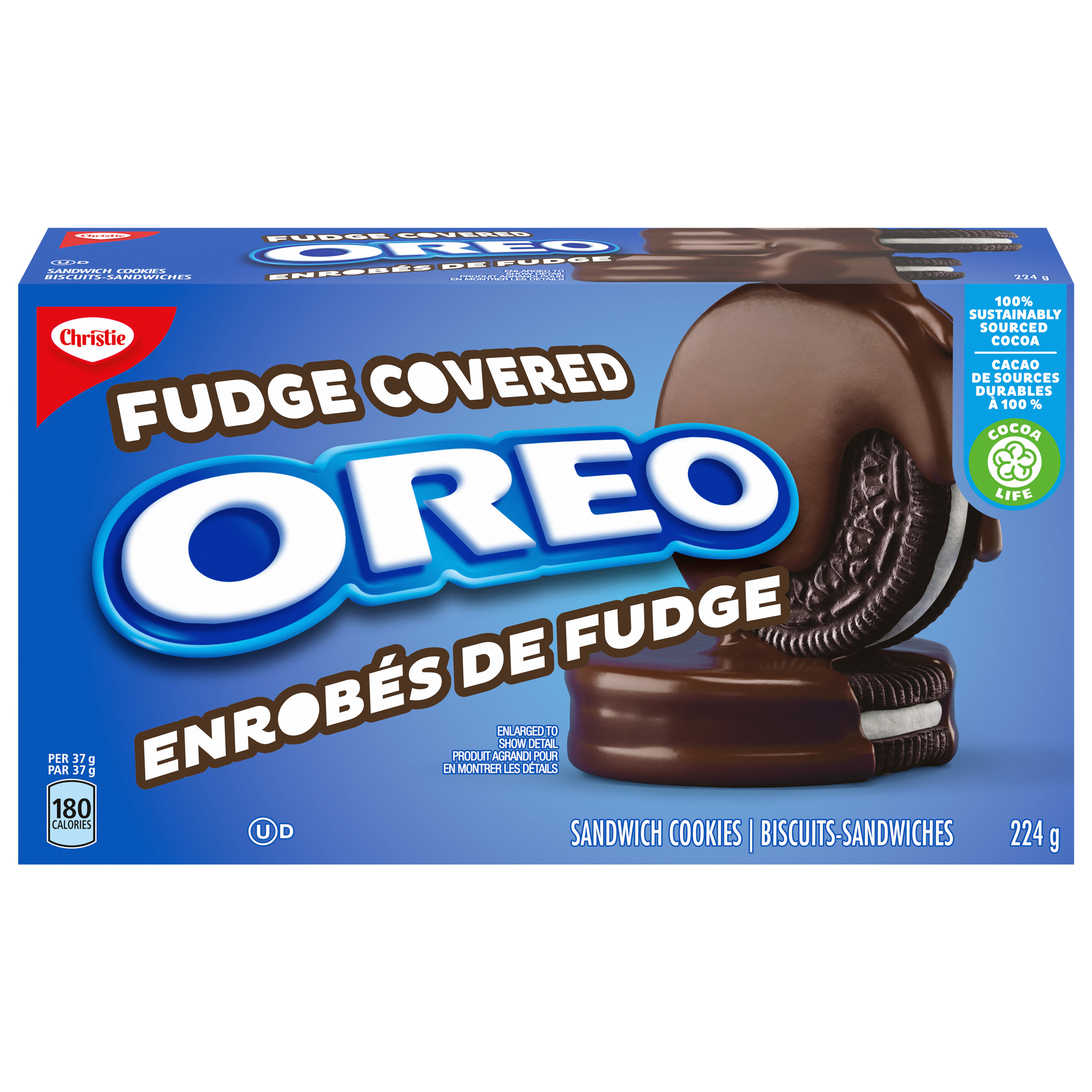 Fudge Covered Oreo Cookies 224 G-thumbnail-0