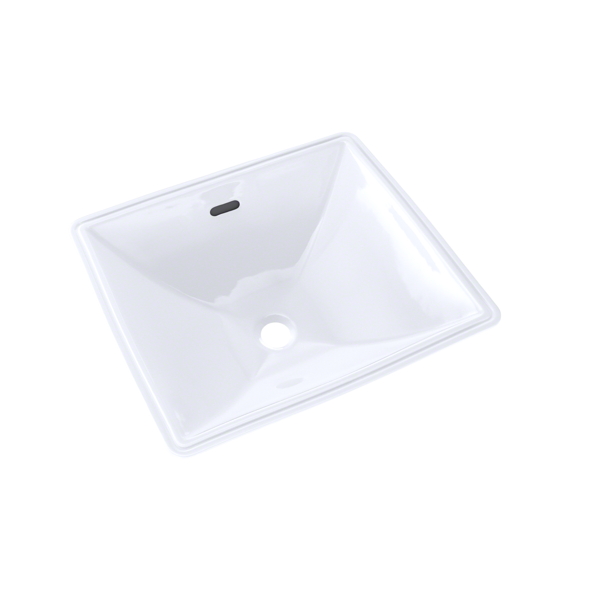 TOTO Legato Rectangular Undermount Bathroom Sink with CEFIONTECT, Cotton White, Vitreous China, LT624G#01