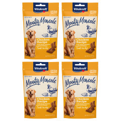 Image of Vitakraft Meaty Morsels Dog Treat, Chicken  Recipe with Sweet Potato, Value-Pack, 4 Count