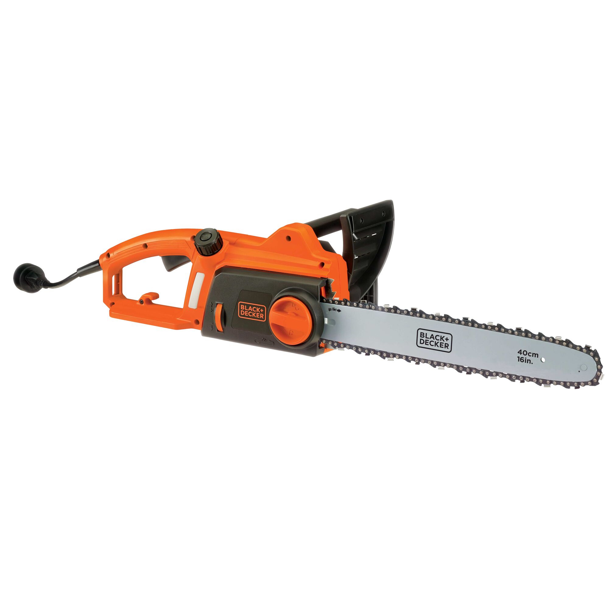 Profile of 12 Ampere 16 inch chainsaw.