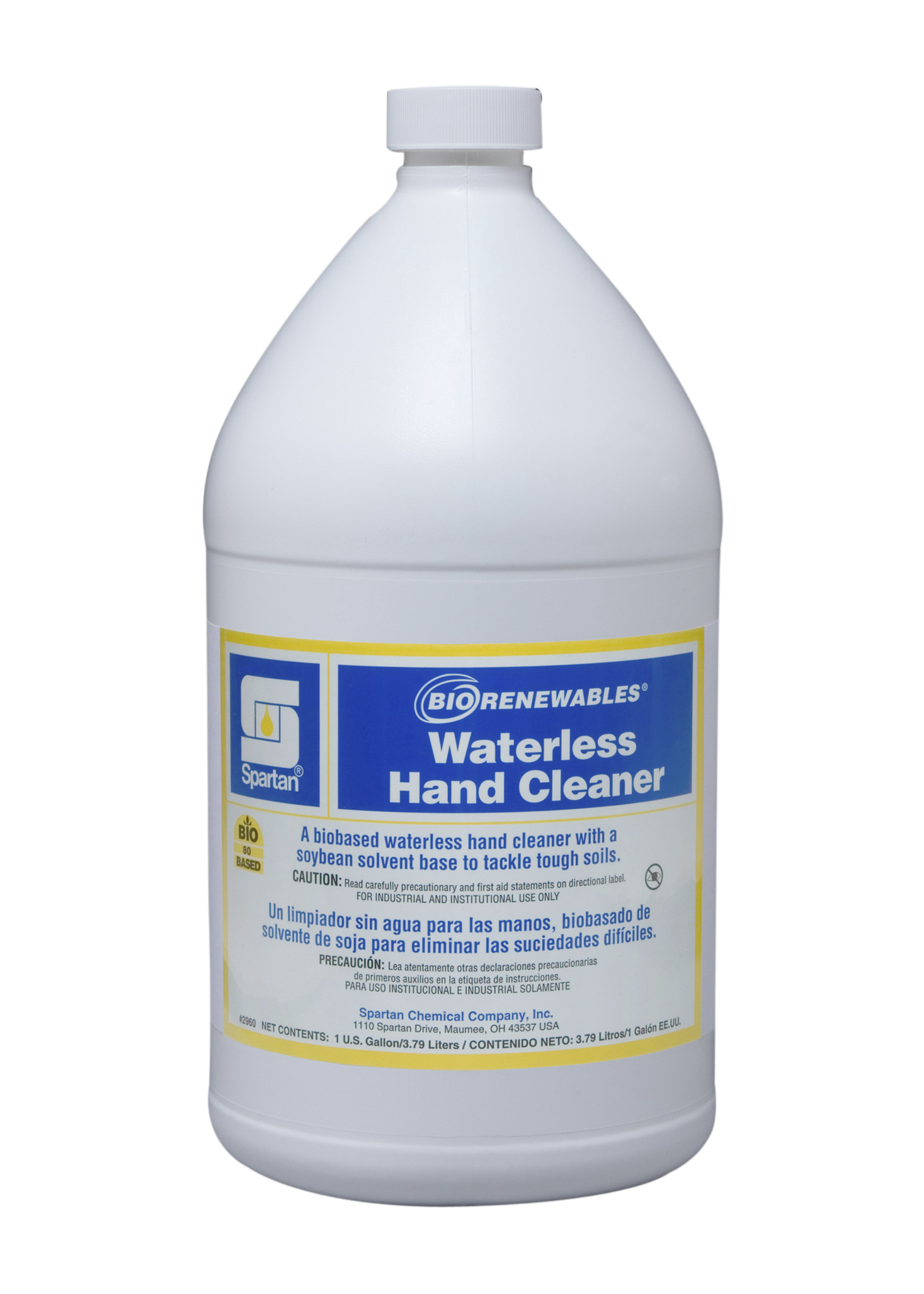 Spartan Chemical Company BioRenewables Waterless Hand Cleaner, 1 GAL