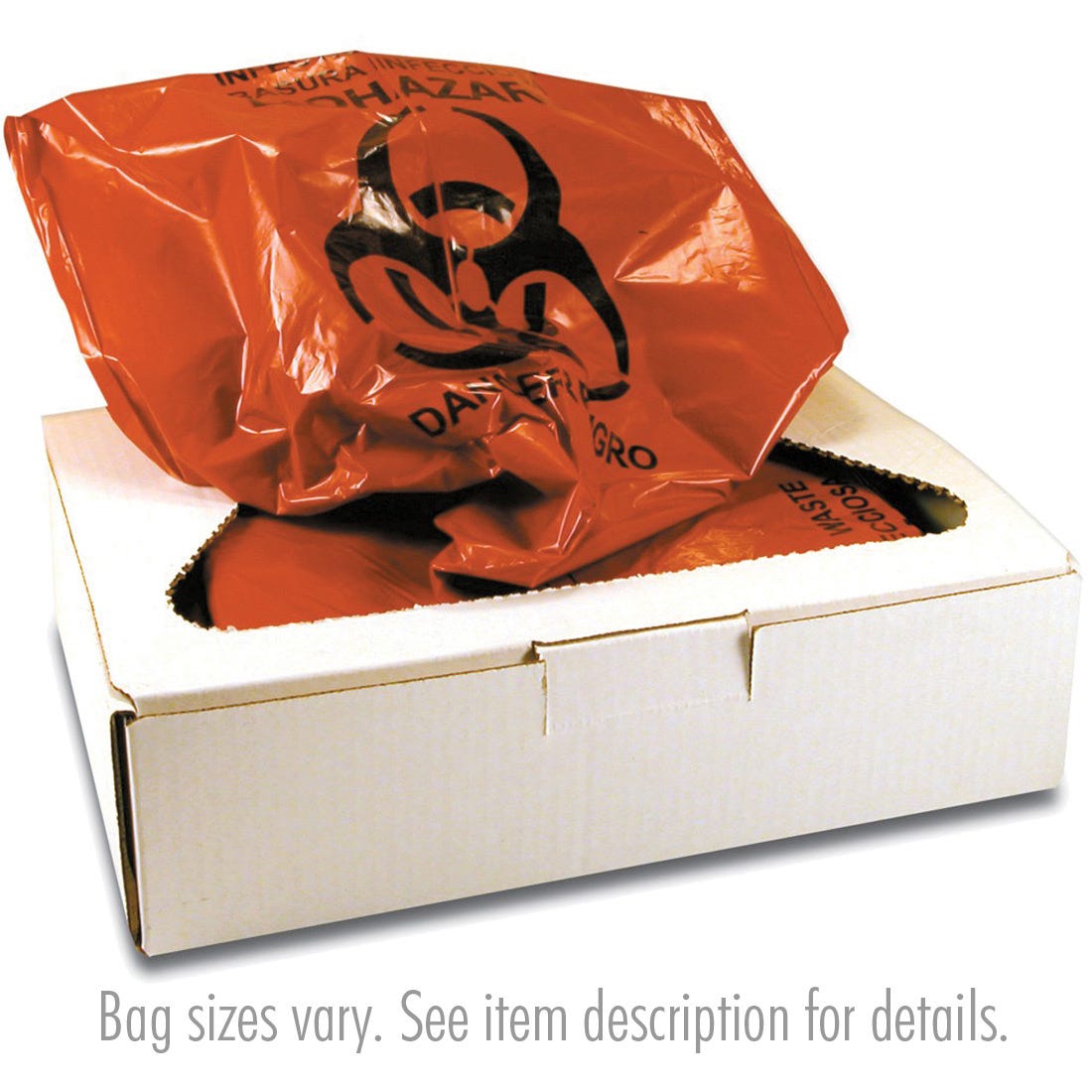 PROTECTOR INFECTIOUS WASTE Bags - 24" x 23", 10 Gallon