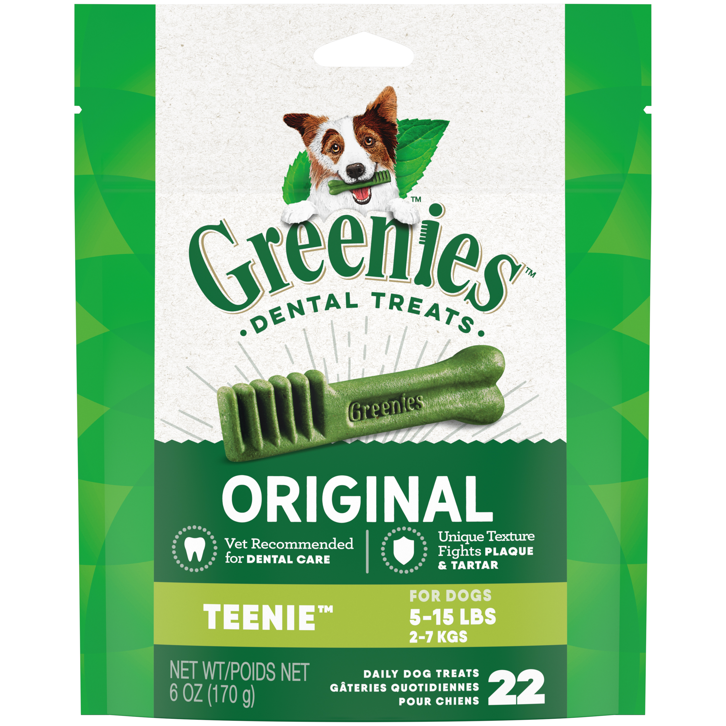 6 oz. Greenies Teenie Mini Treat Pack (22 Count) - Health/First Aid