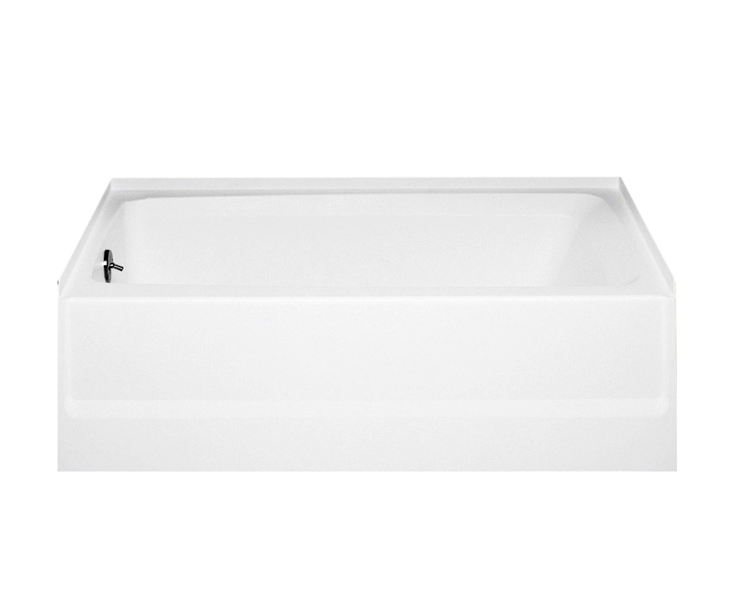 BT-3060L/R 30 x 60 Veritek Alcove Bathtub with Right Hand Drain in White