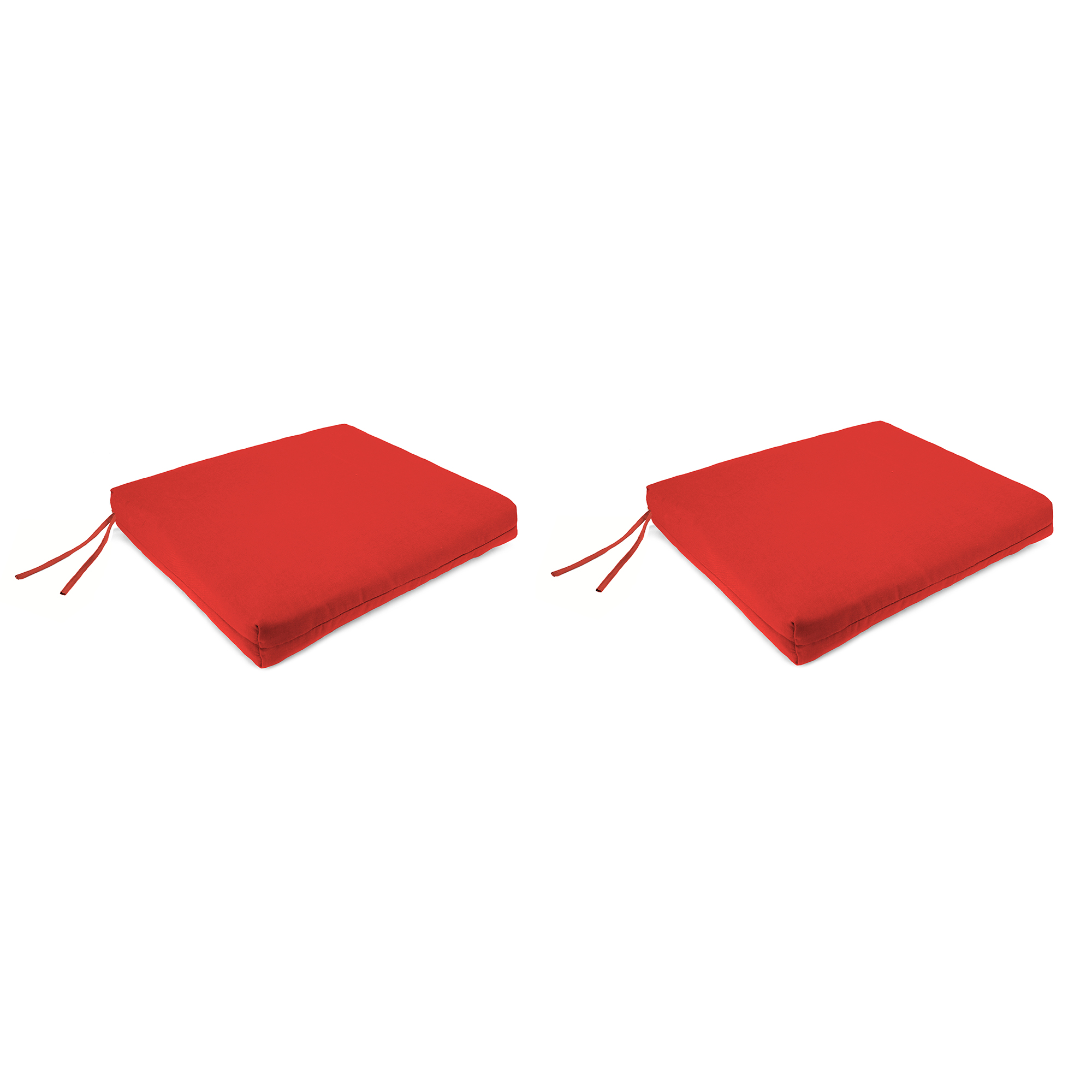 Nuevos cojines de asiento con almohadilla para silla de exterior de 20" x 20", paquete de 2, resistentes a la decoloración - Imagen 3 de 3