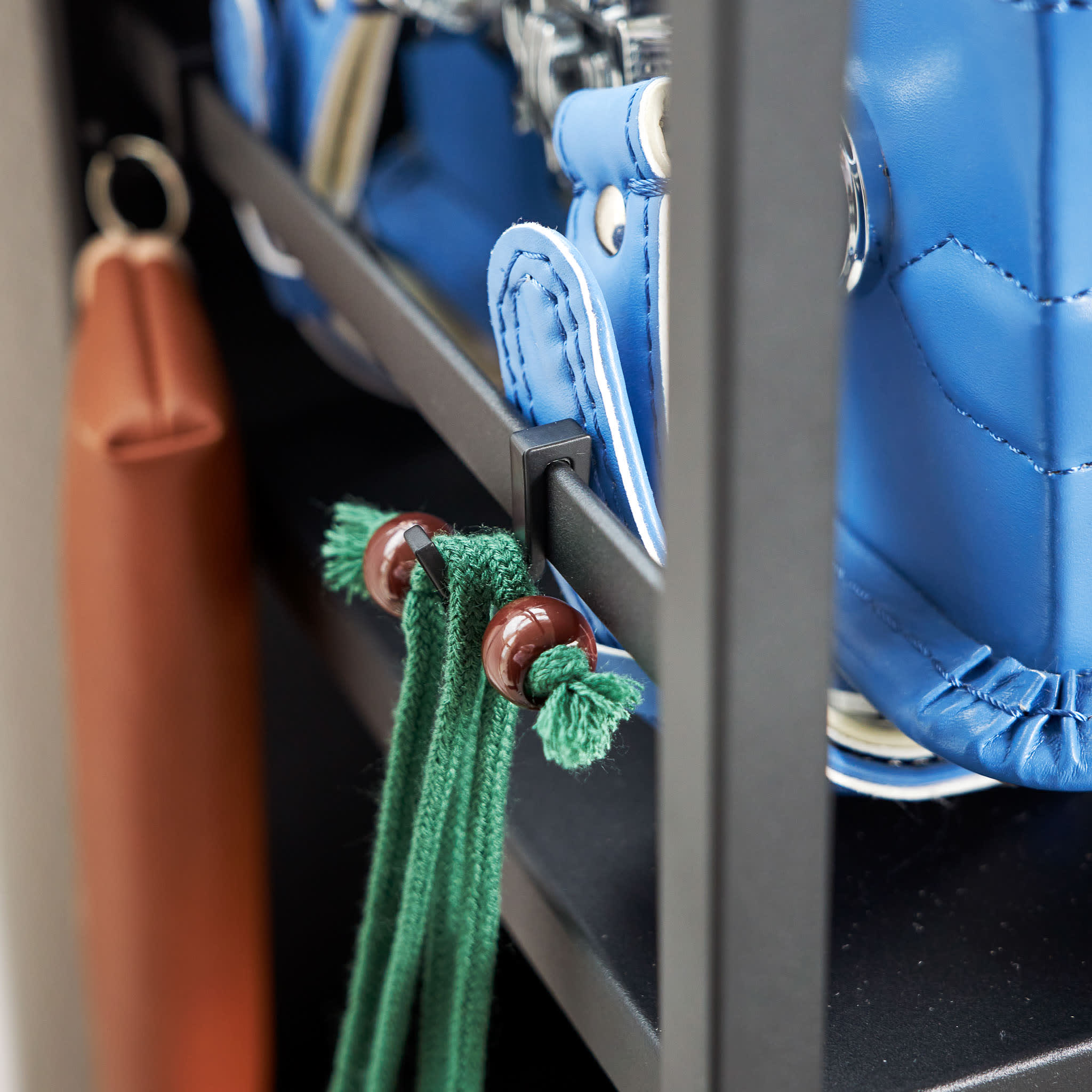 3-Tiered Semi-Closed Storage Wagon : Extra Hooks Included