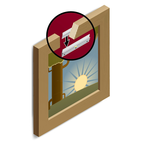 Hillman Hangman Picture and Mirror Hanging System (30") 300lb