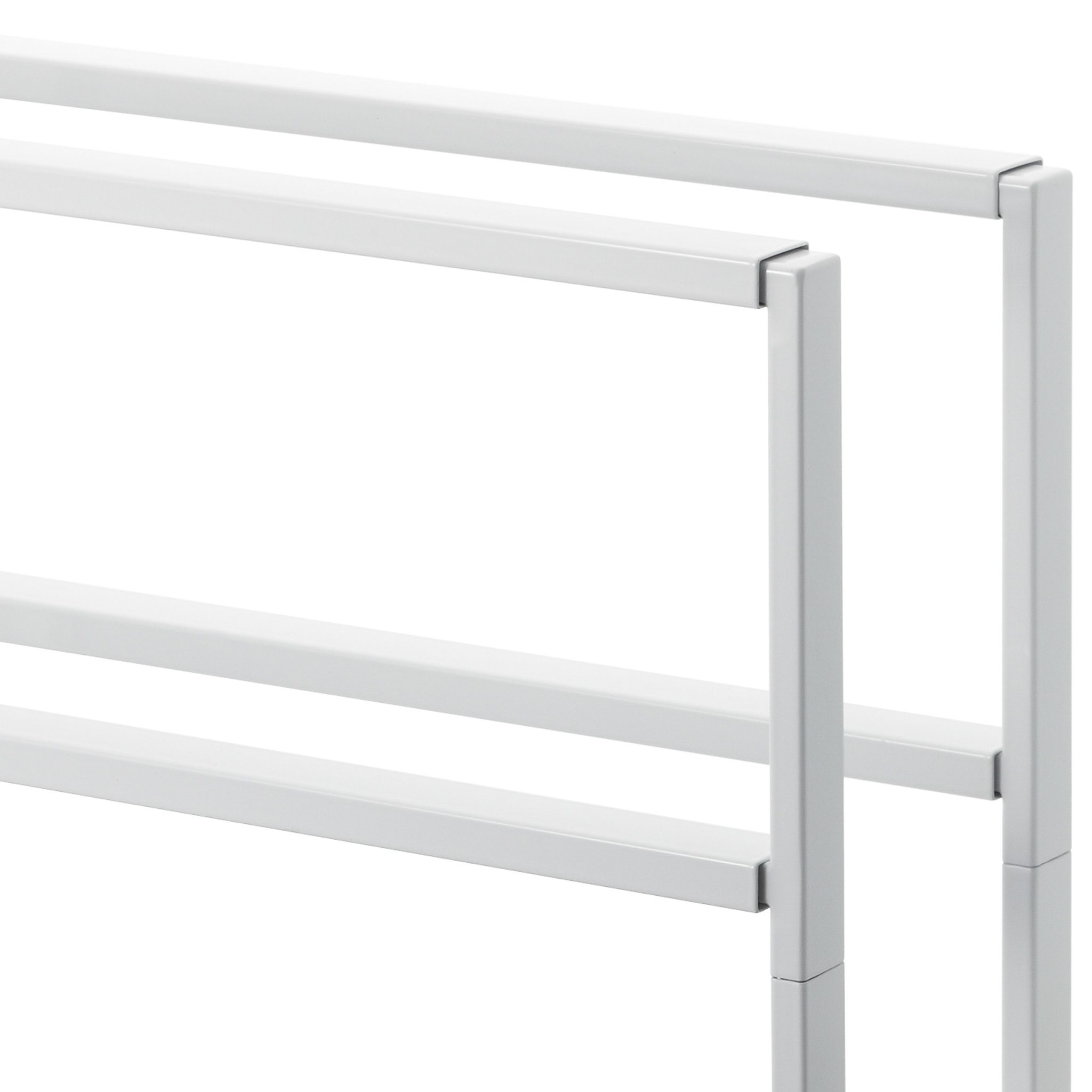 2-Tiered Extendable Shoe Rack : Quick Assembly