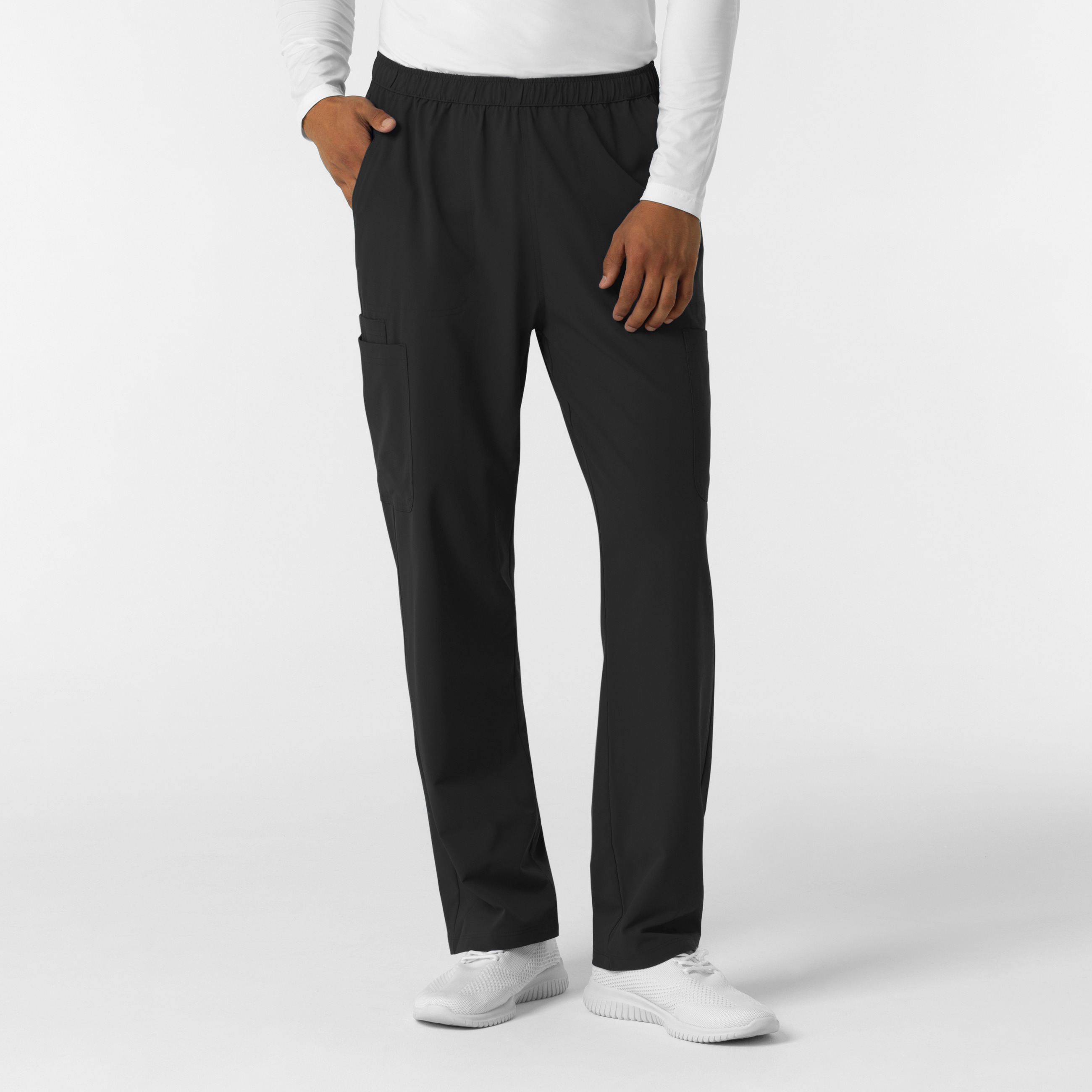 NURTUR Men&#39;s Straight Leg Cargo Scrub Pant-Wonder Wink