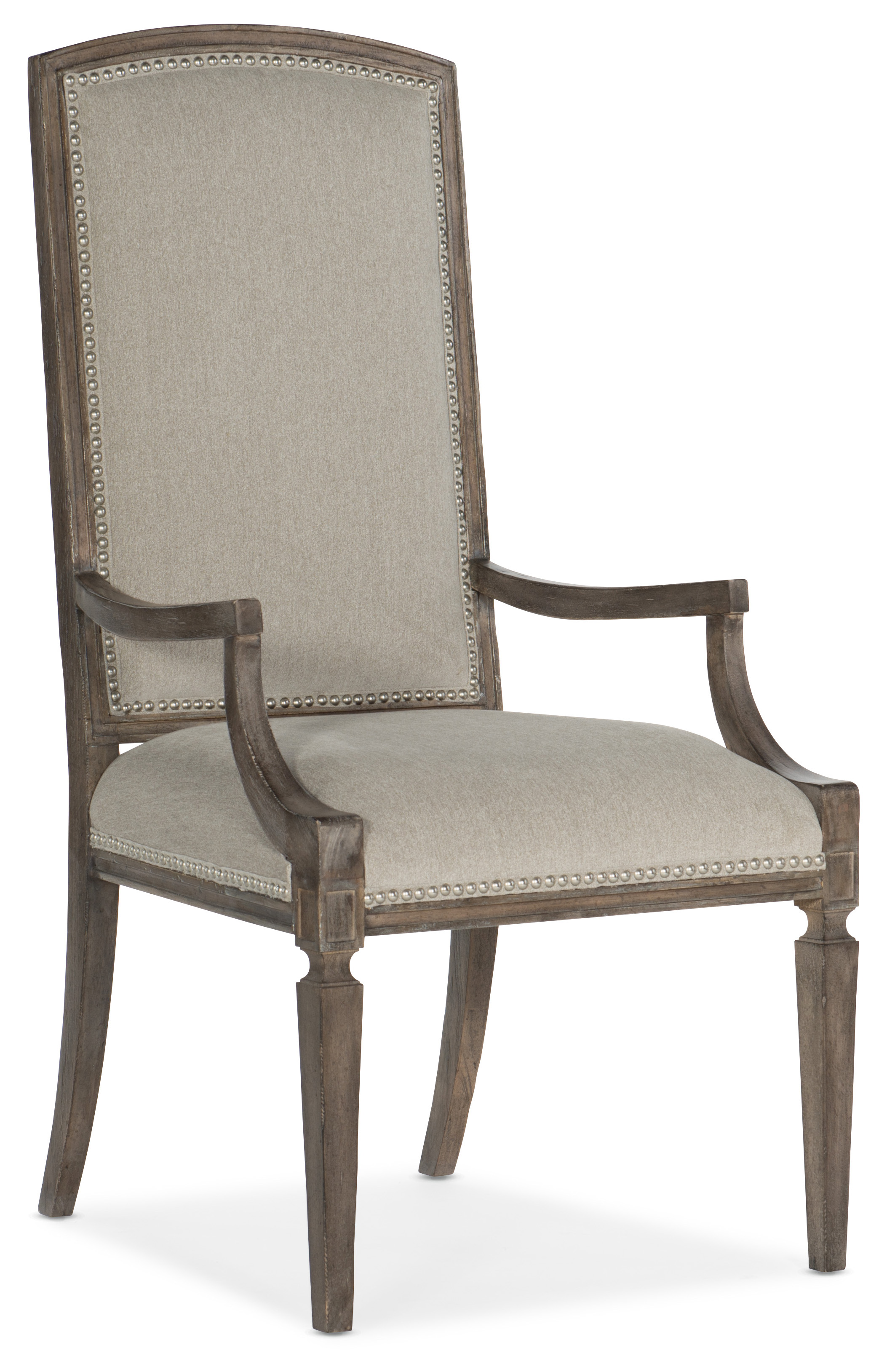 Picture of Arched Upholstered Arm Chair