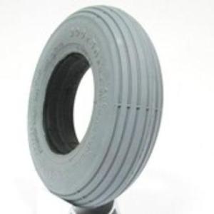 Foam Filled Tire with Rounded Tread, 1-3/8 Inch Bead-to-Bead, 8 x 2 Inch