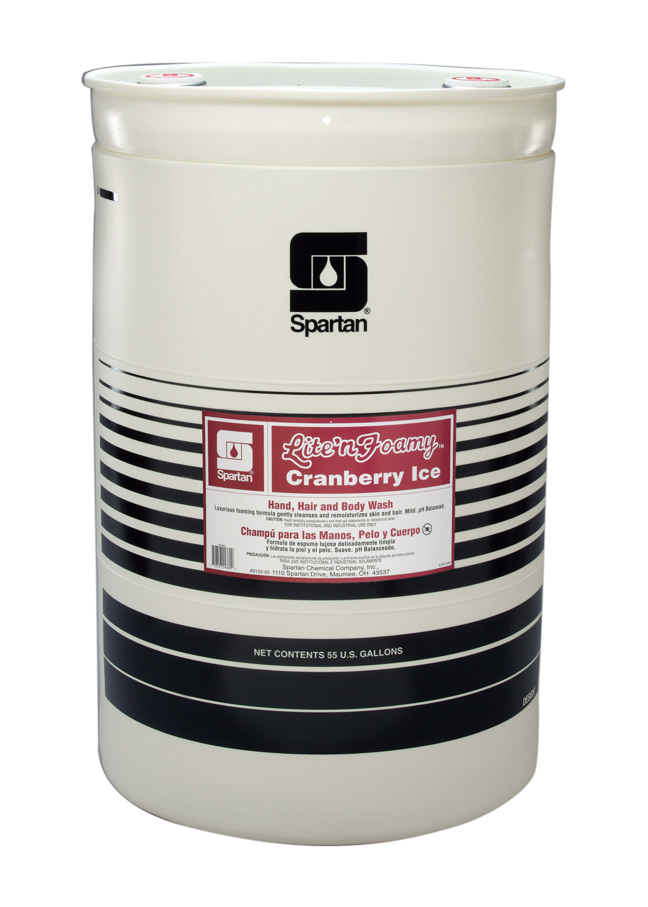 Spartan Chemical Company Lite'n Foamy Cranberry Ice, 55 GAL DRUM