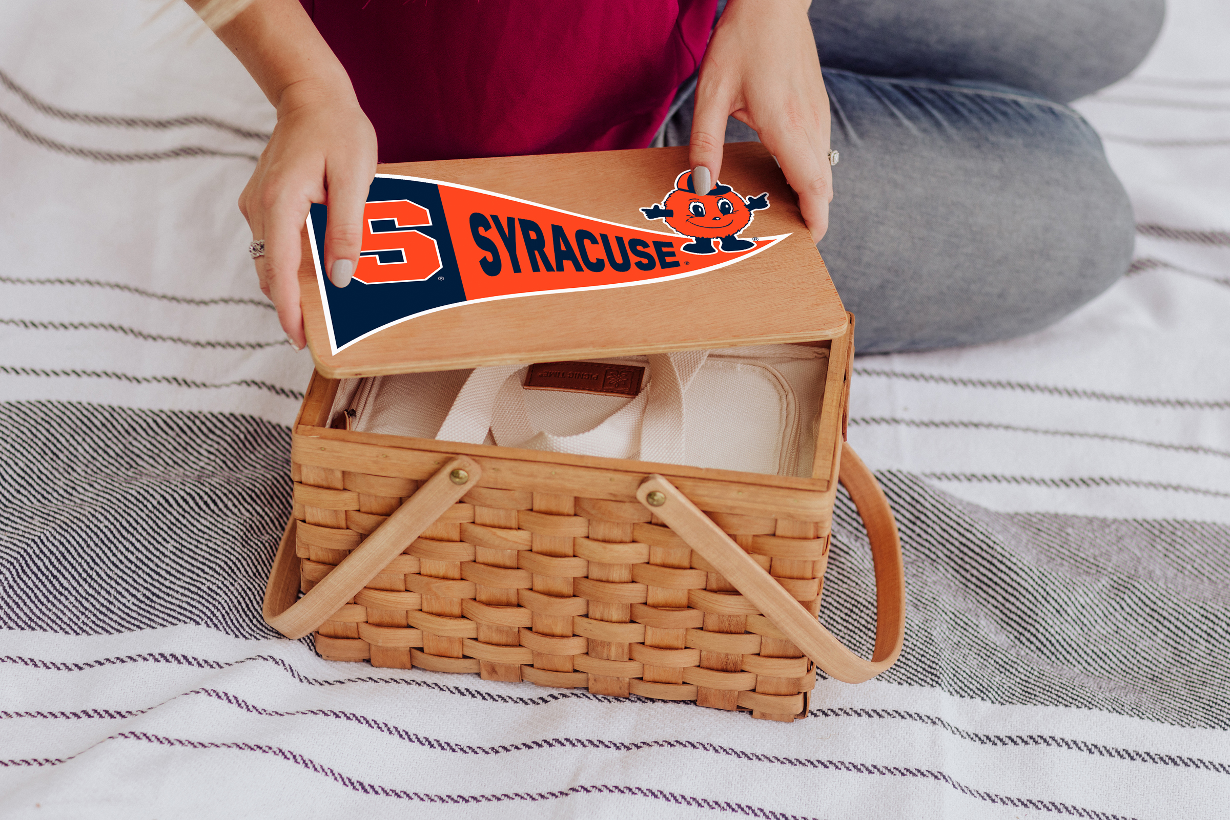 Syracuse Orange - Poppy Personal Picnic Basket