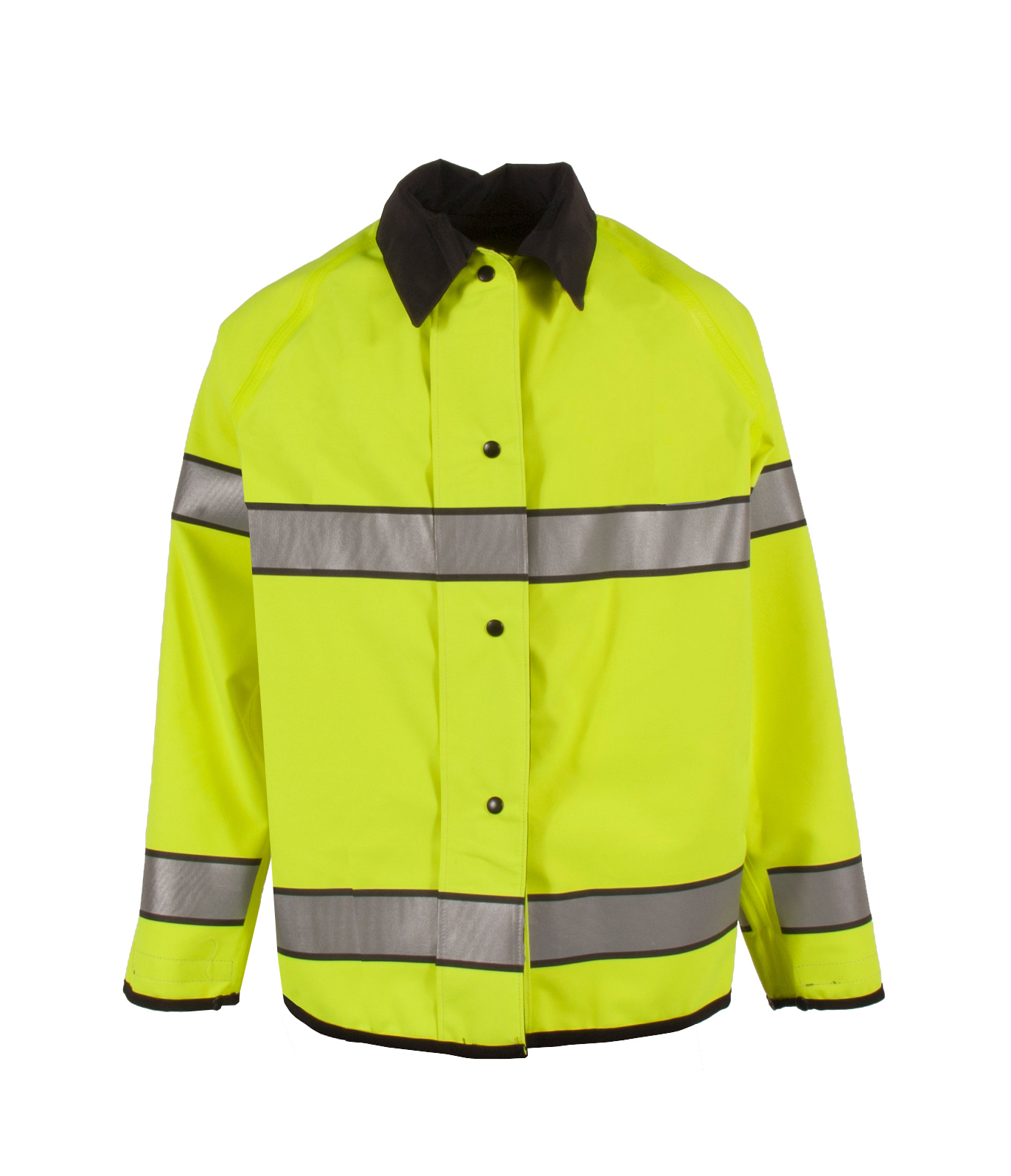 5010RJH3M Reversible Police Coat with 3M Reflective Taping - Hi-Vis Lime/Black - Size XL