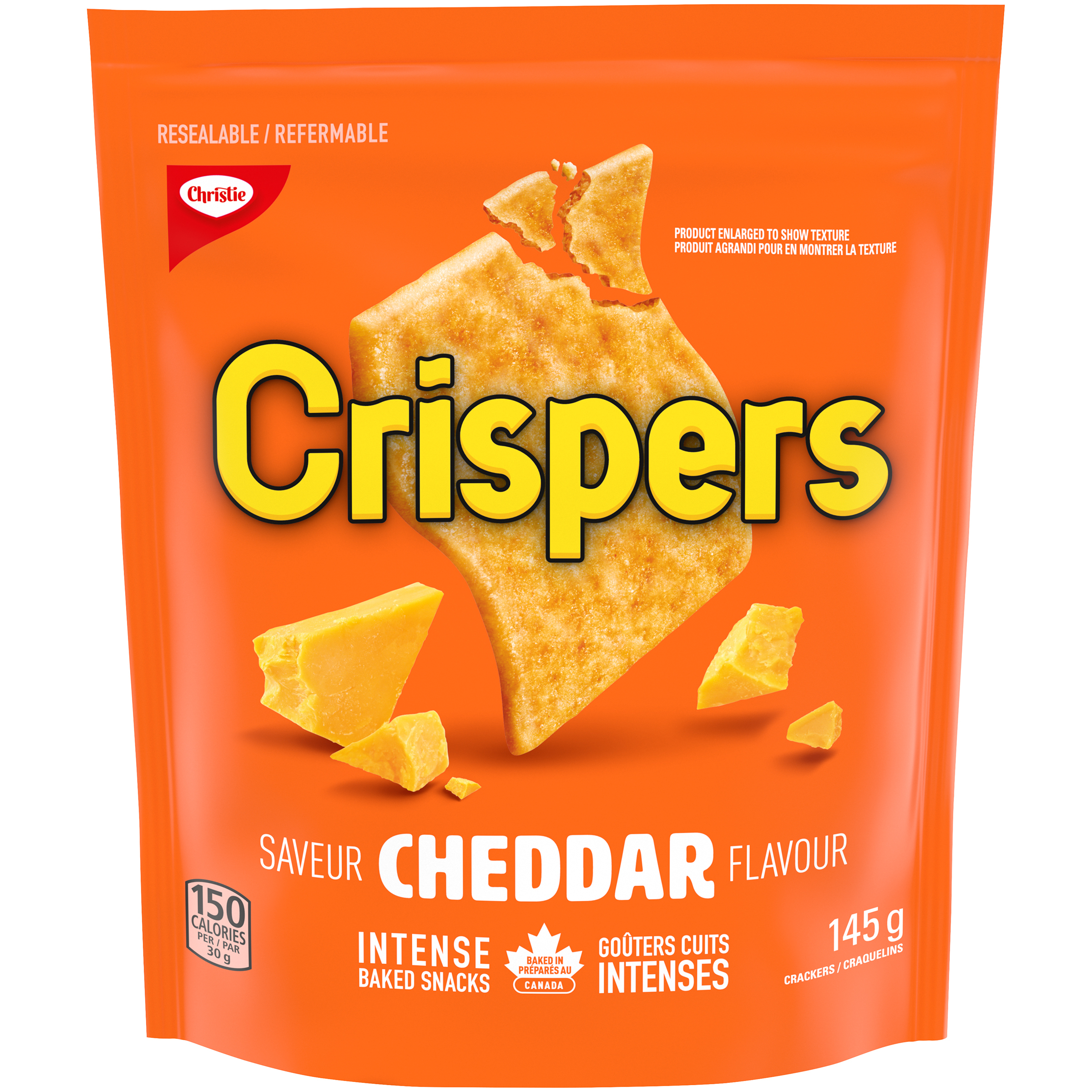 Crispers Cheddar Crackers 145 G
