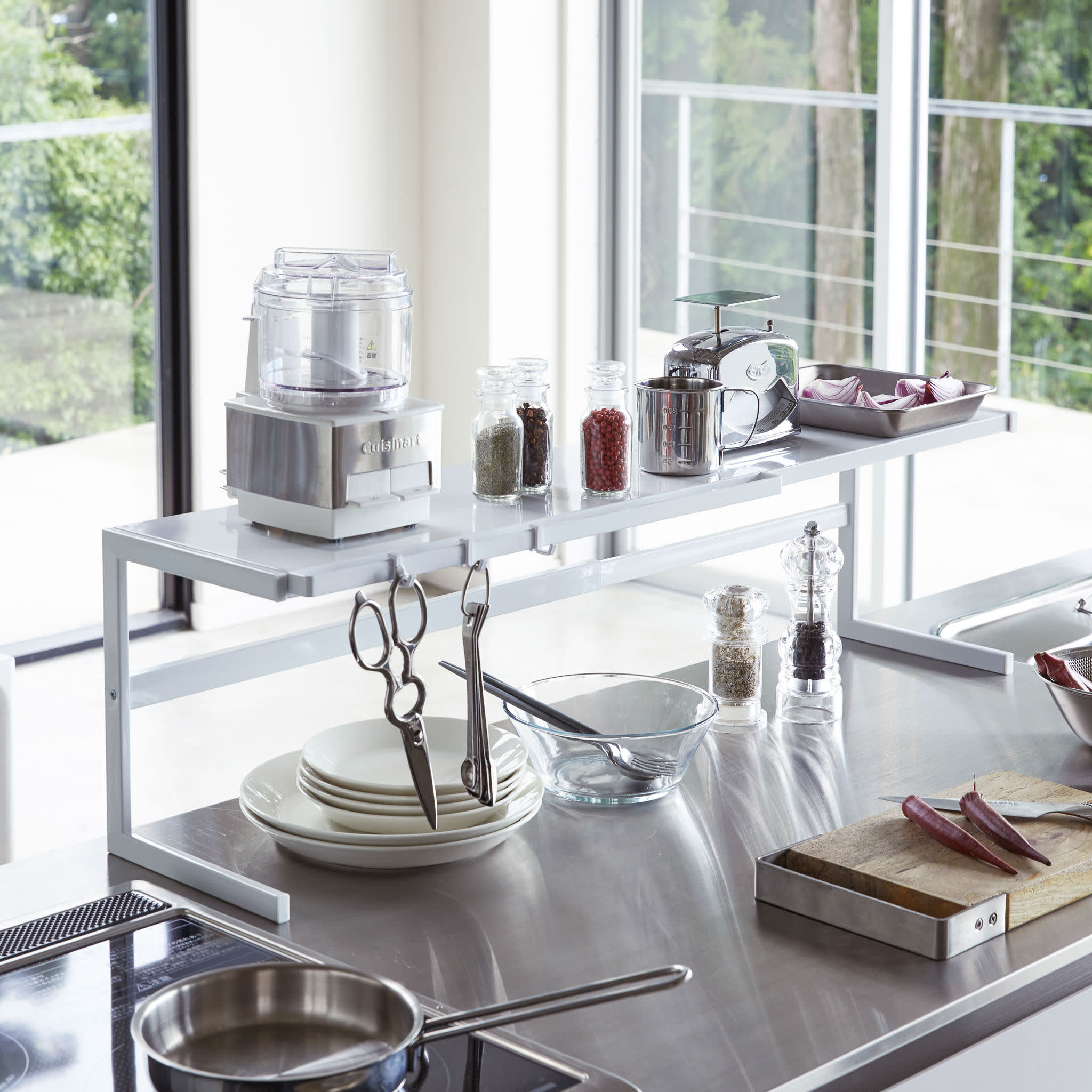 Extendable Kitchen Shelf : More Space on Your Countertop