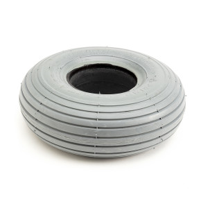 Foam Filled Tire with Rounded Tread, 2-11/16 Bead-to-Bead, 10 x 3 Inch