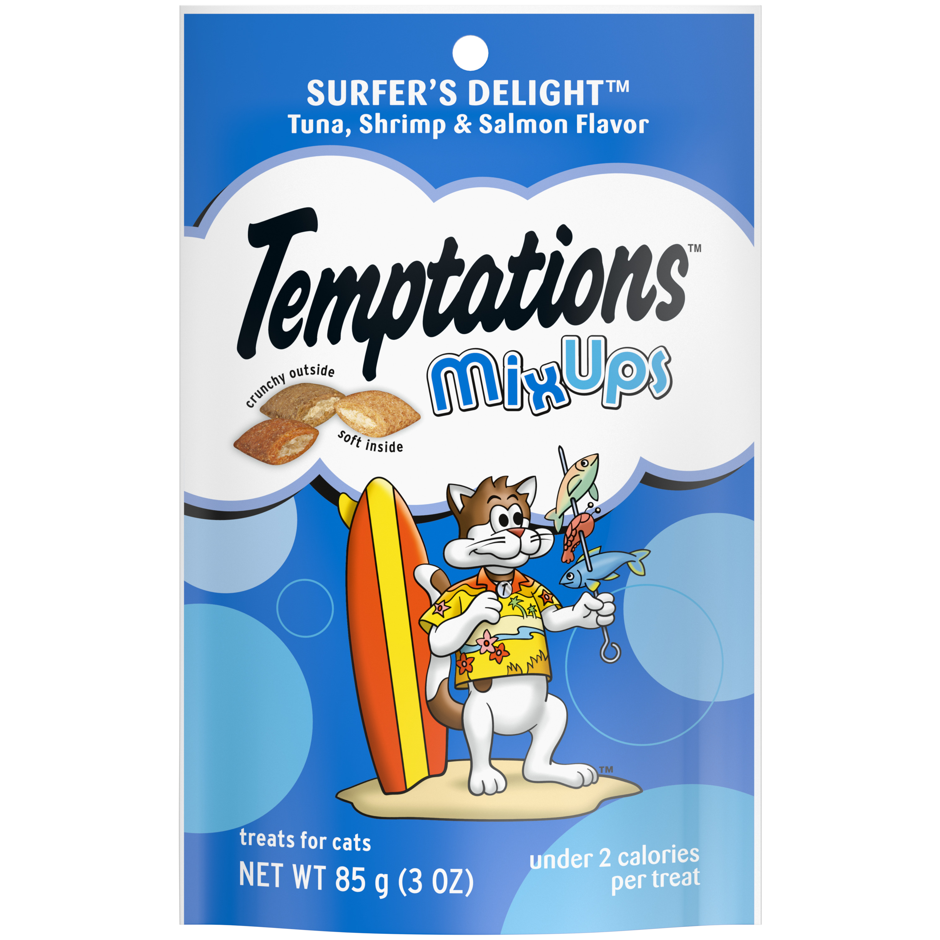 3 oz. Whiskas Temptations Surfers' Delight (Tuna/Shrimp/Salmon) - Health/First Aid