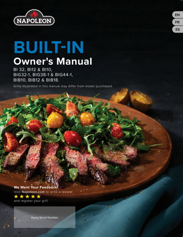 N415-0788 Built-in Owners Manual NA