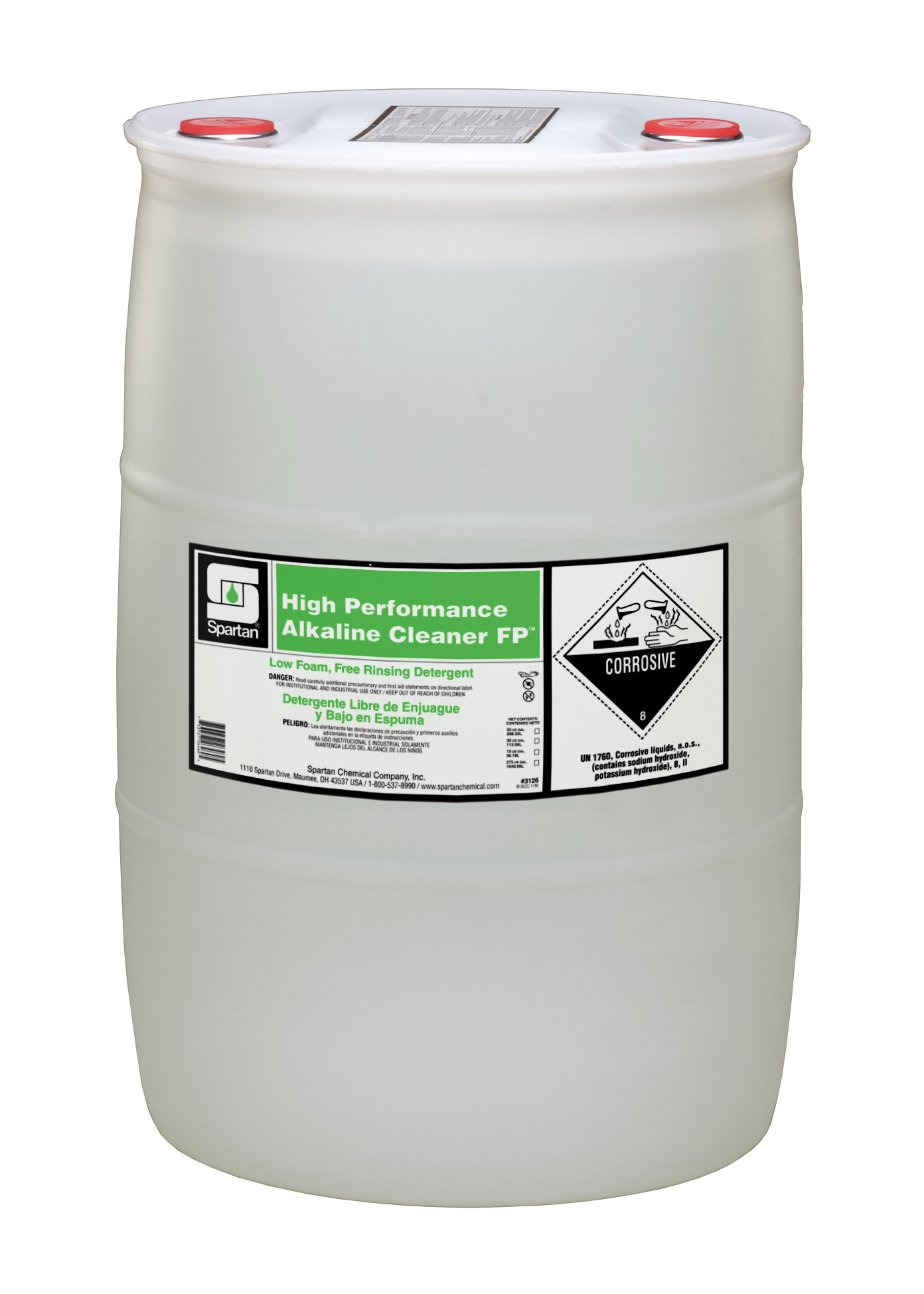 Spartan Chemical Company High Performance Alkaline FP, 55 GAL DRUM