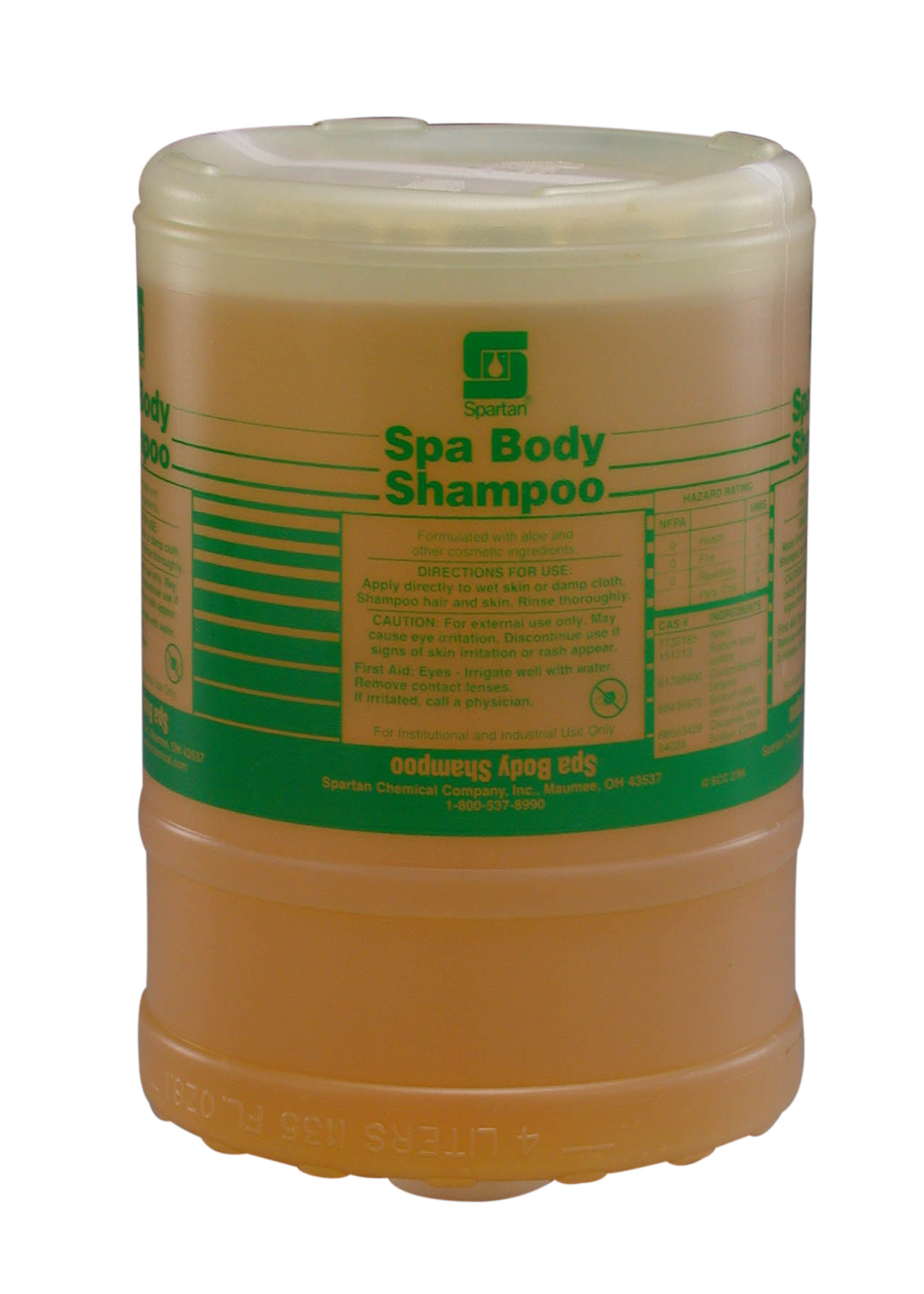 Spartan Chemical Company Spa Body Shampoo (Flat Top), 1 GAL 4/CSE *Flat Top