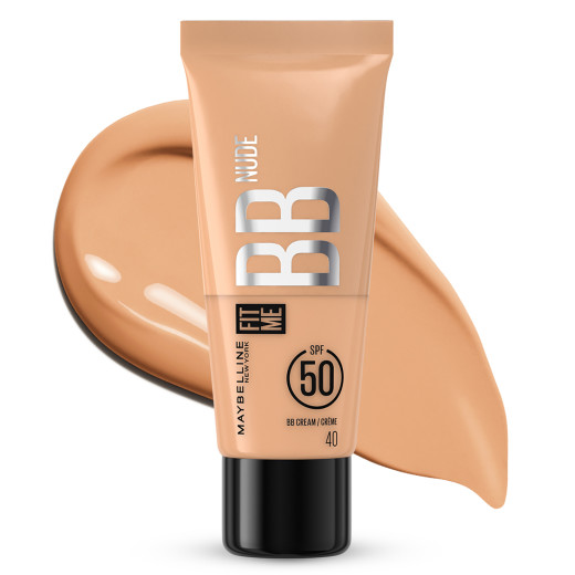 maybelline new york fit me nude cilt bakımı etkili nemlendirici spf50 bb krem - 40