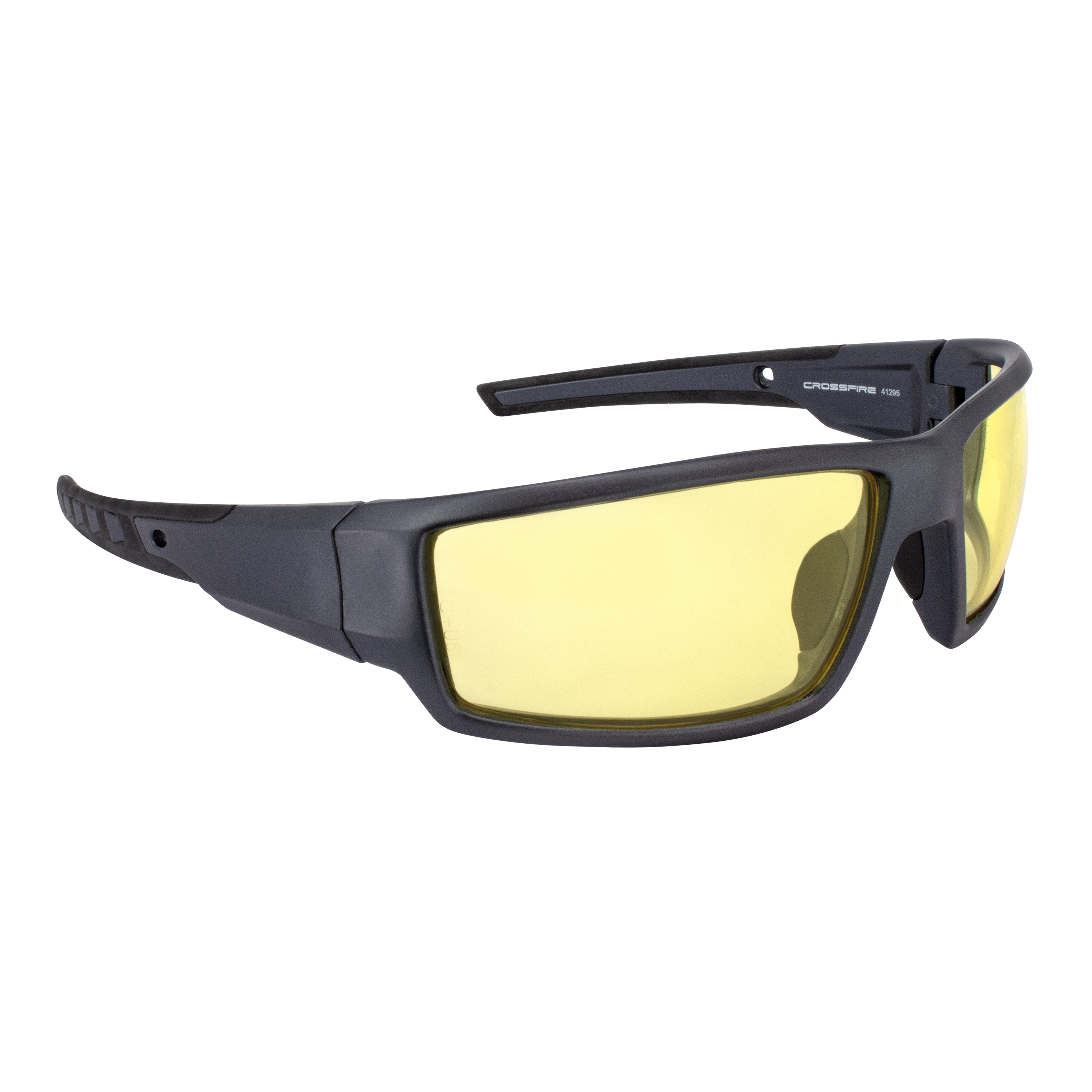 Cumulus Premium Safety Eyewear - Aluminum Gray Frame - Amber Lens