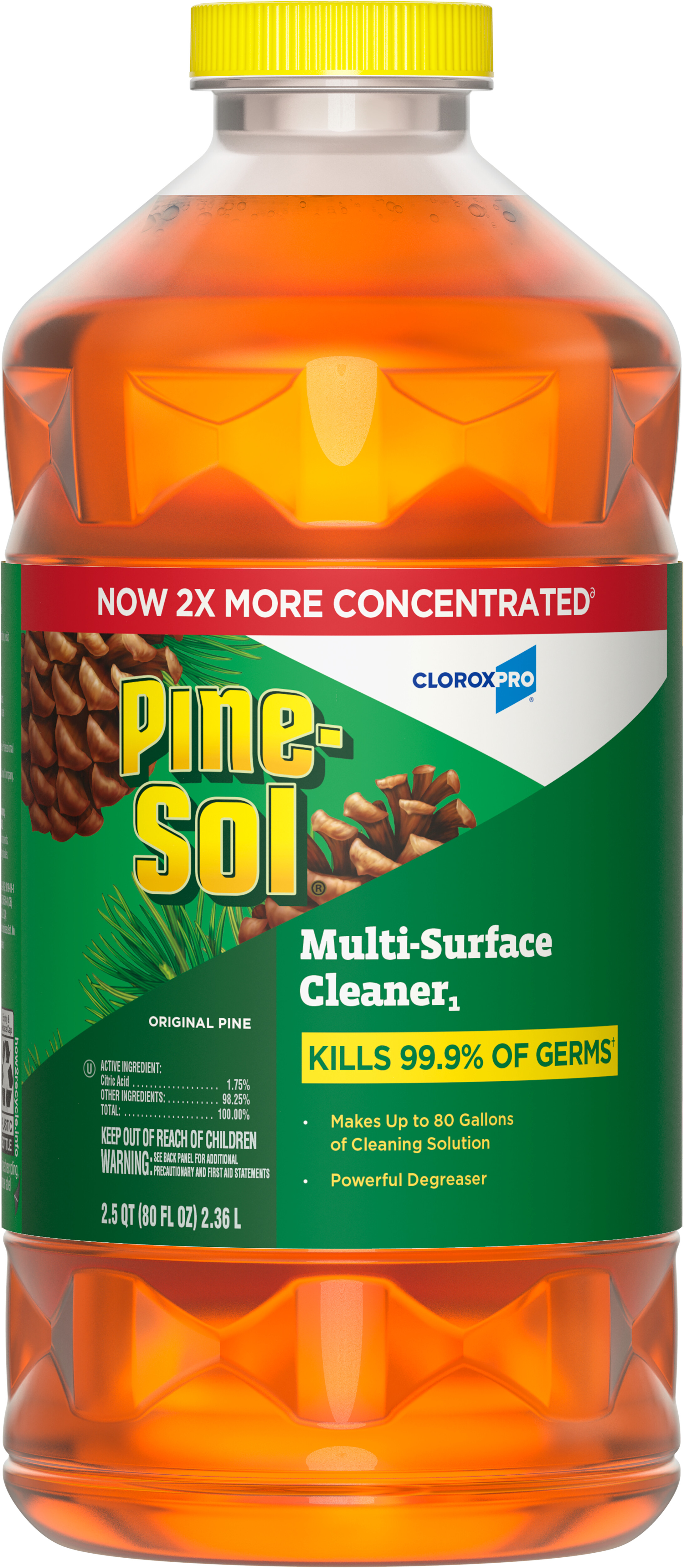 60606 Pine-Sol Multi-Surface Cleaner Disinfectant, Original Pine Scent, 3/80oz