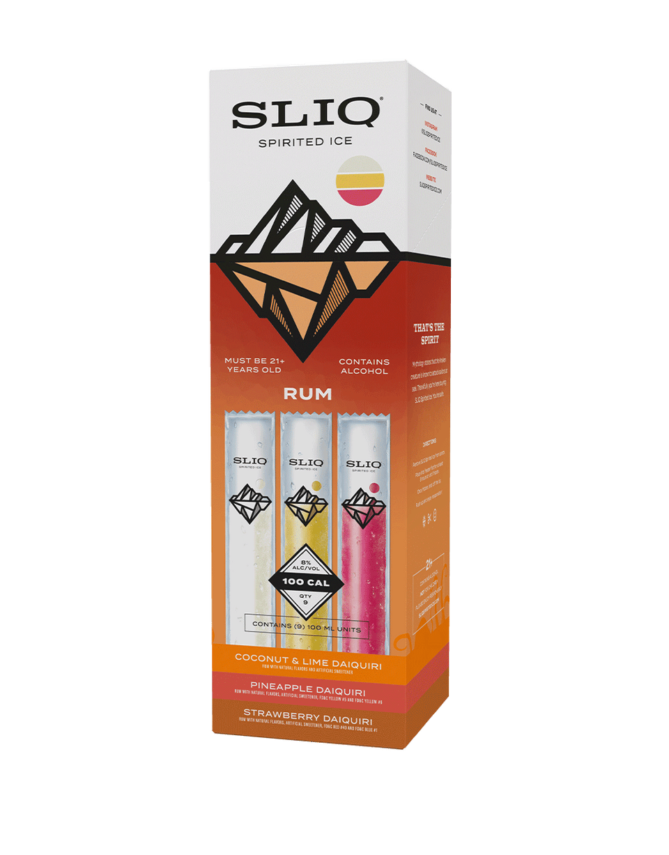 SLIQ SPIRITED ICE RUM FROZEN COCKTAIL POPS