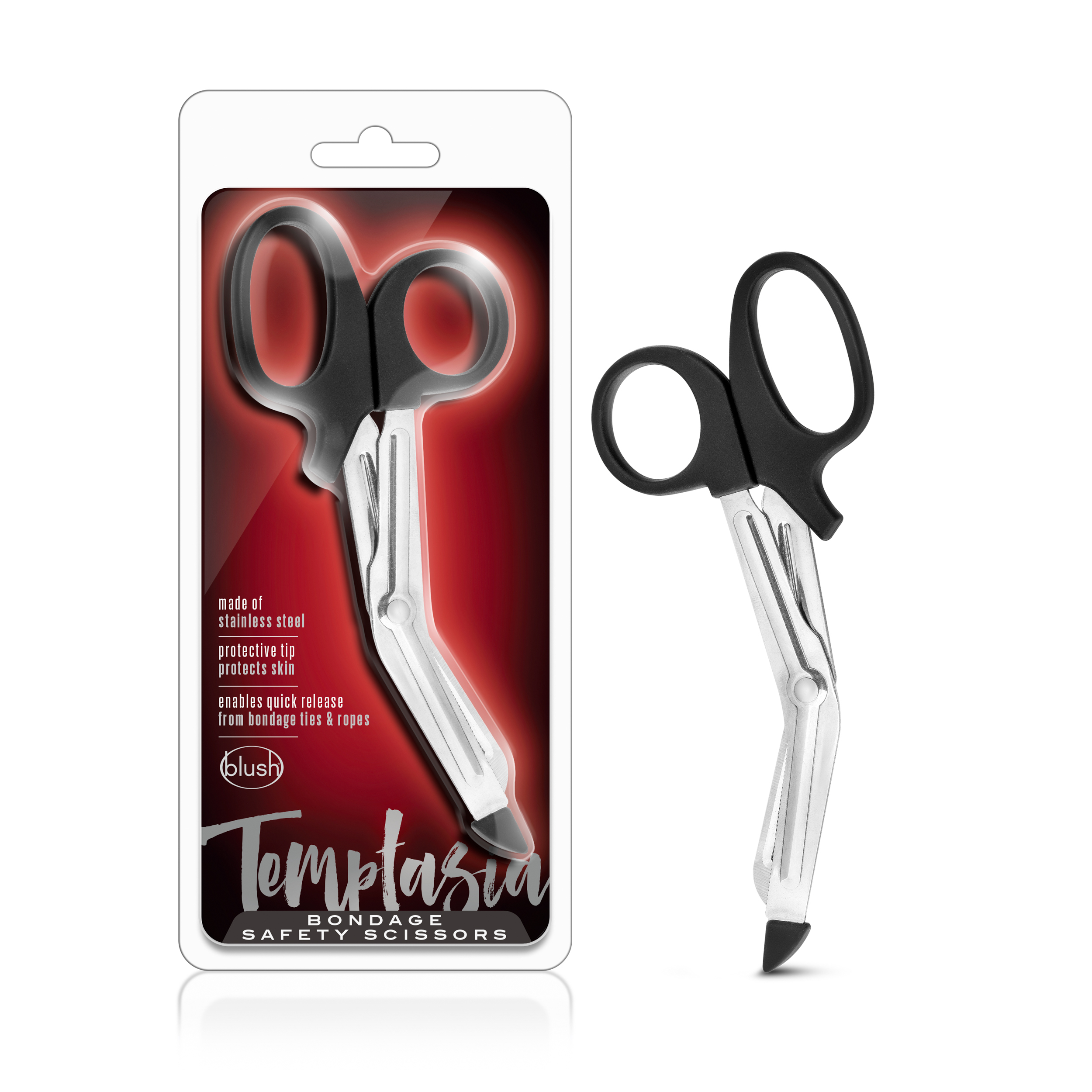 Blush Temptasia - Safety Scissors - Black