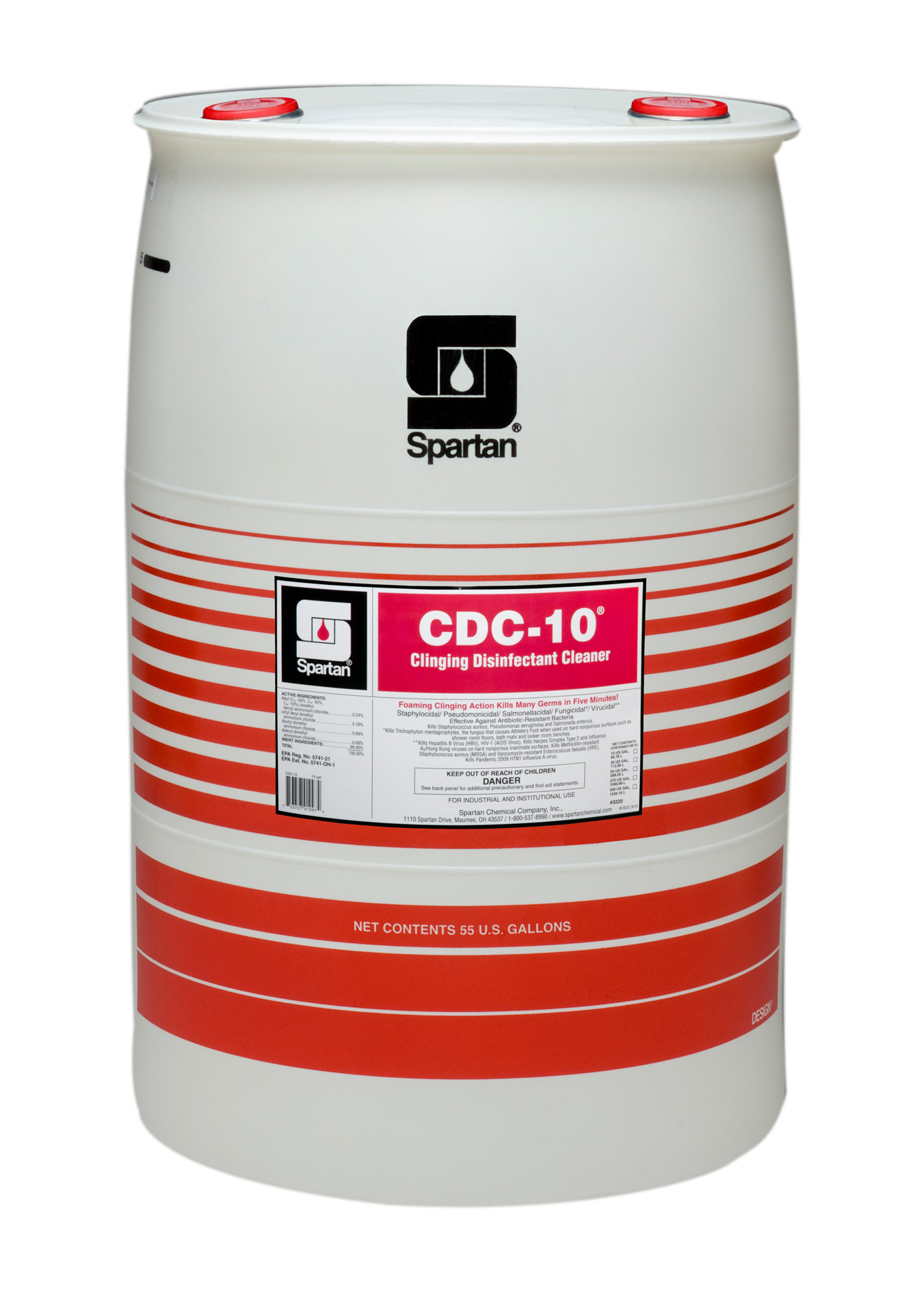 Spartan Chemical Company CDC-10, 55 GAL DRUM