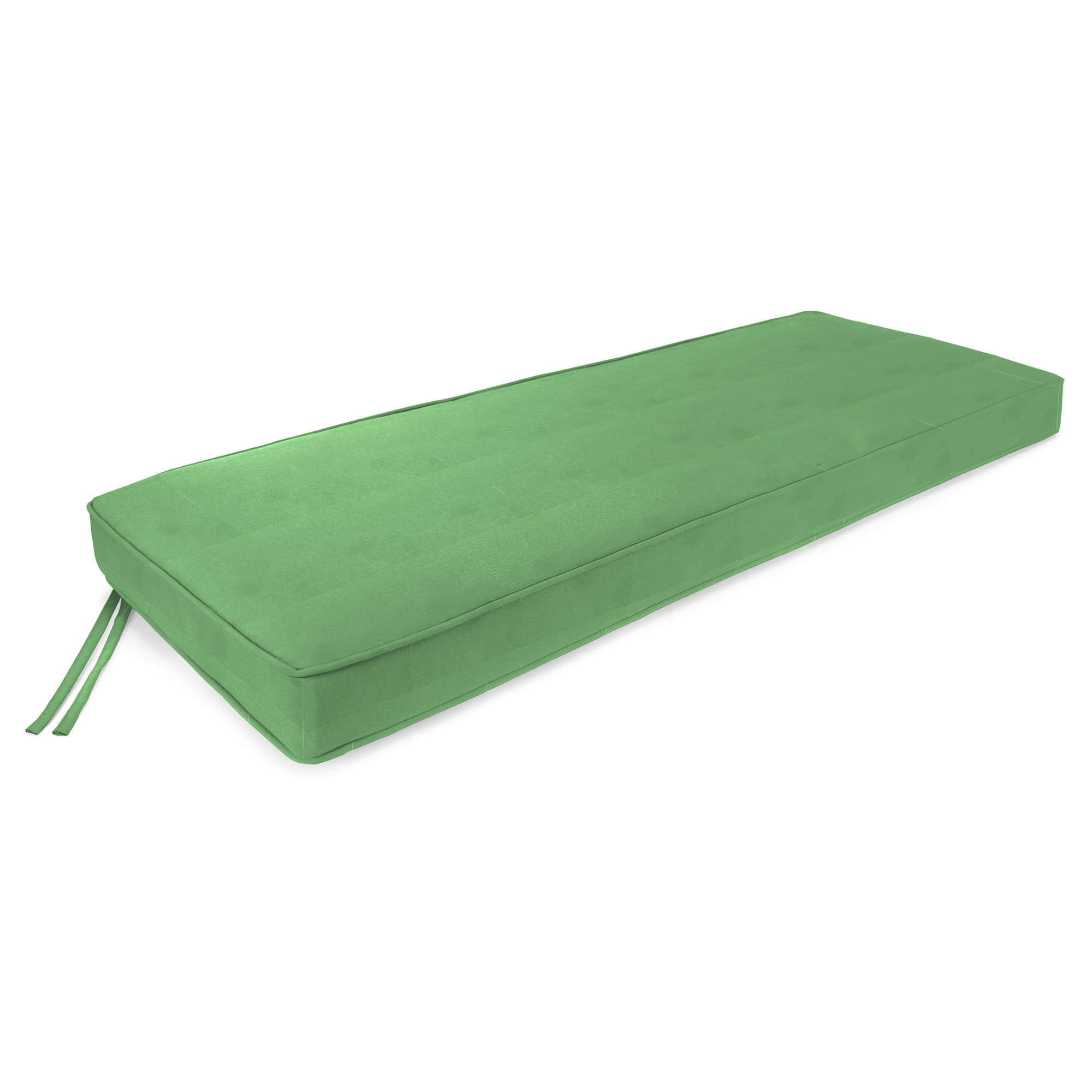 New Outdoor Settee Swing Bench Cushion with Ties and Welt 47" x 17", UV Treated - Picture 9 of 16