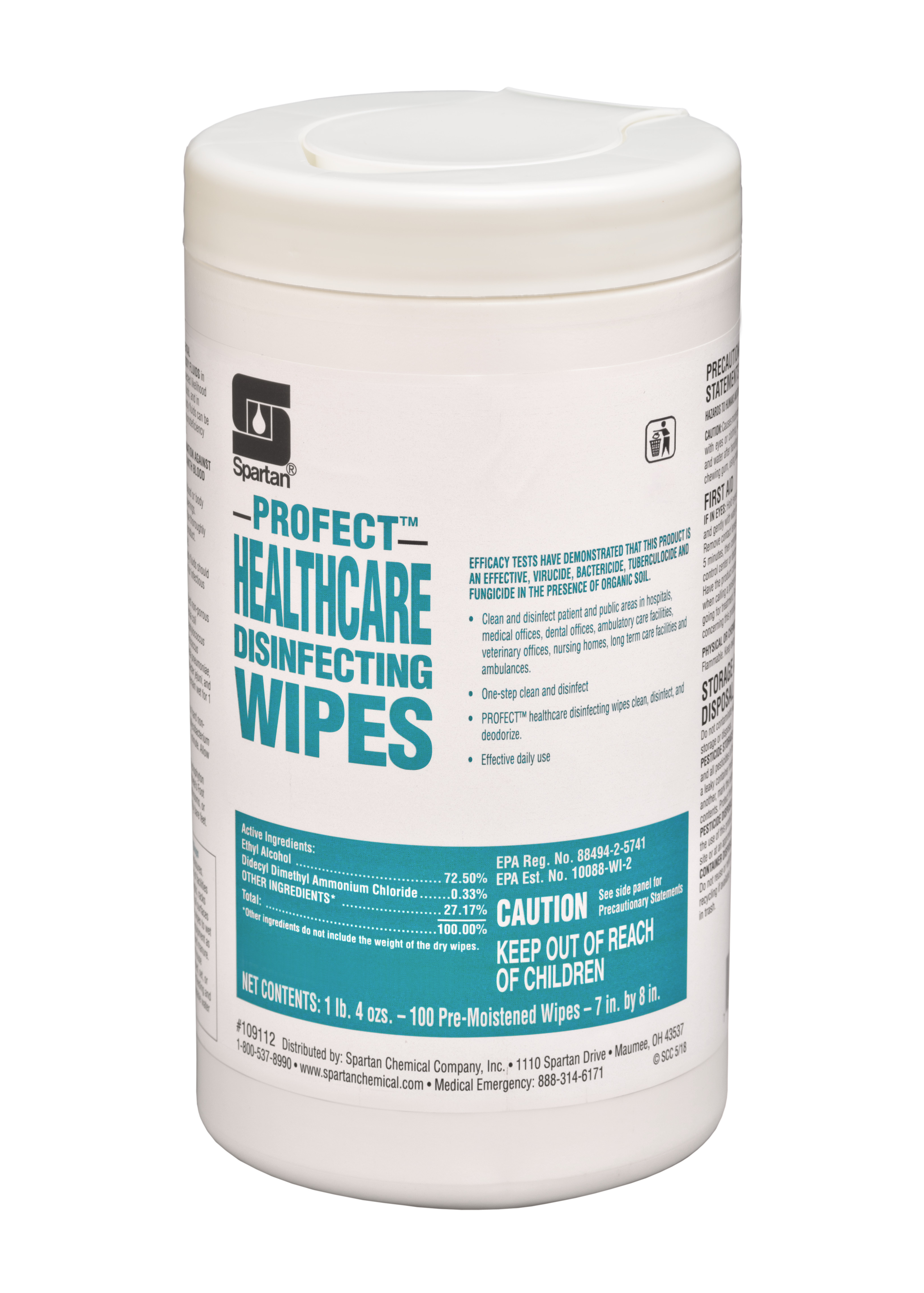 Profect+Healthcare+Disinfecting+Wipes+%7B100+Wipes+12%2FCase%7D